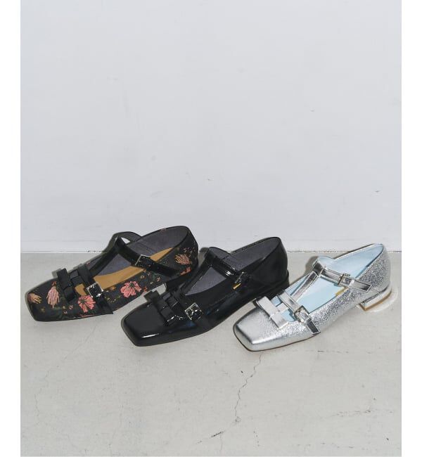 GRISE「《予約》GRISEスクエアダブルTストラップフラット」|その他|