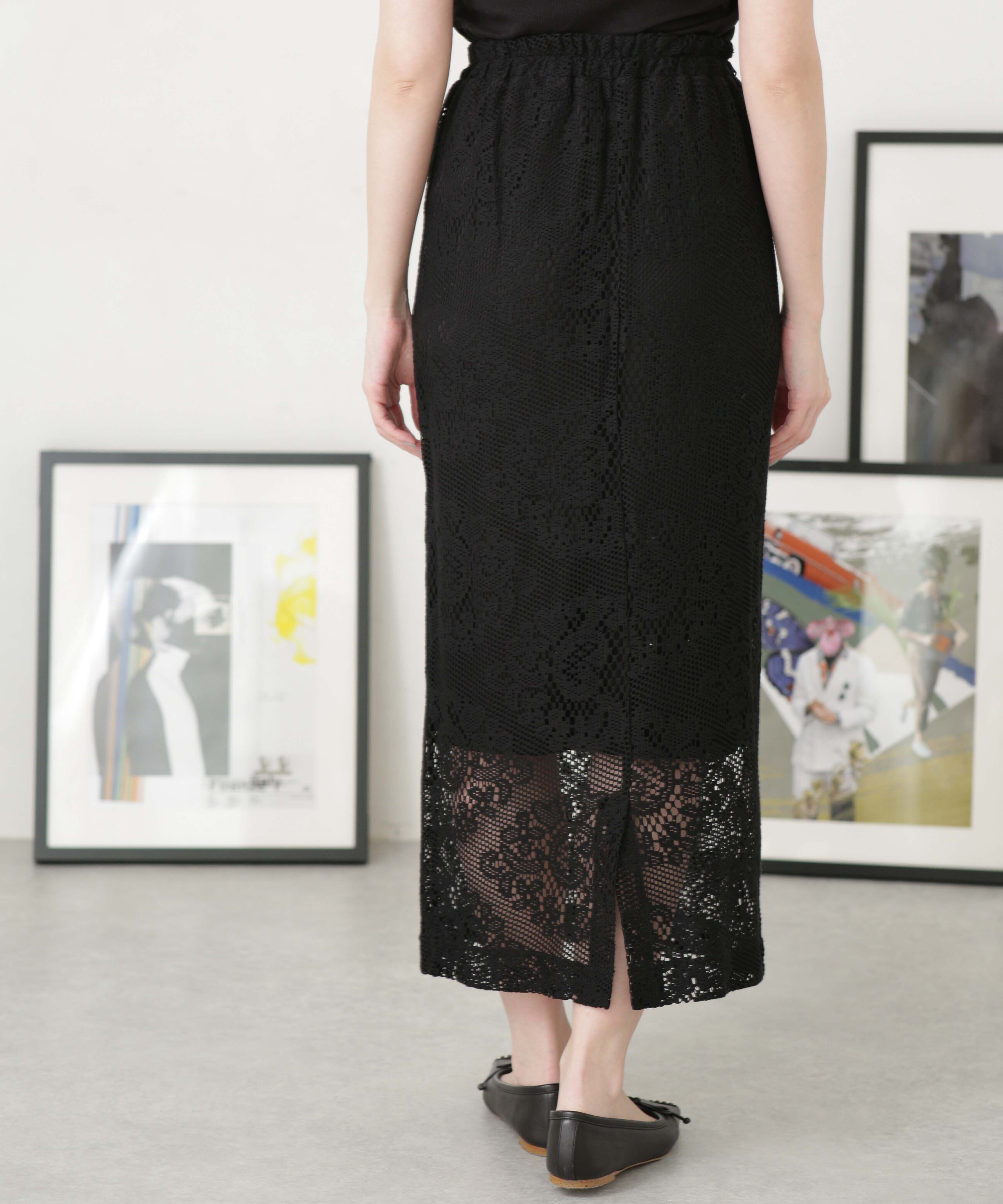 nano･universe「LB.04/レースタイトスカート」|スカート|