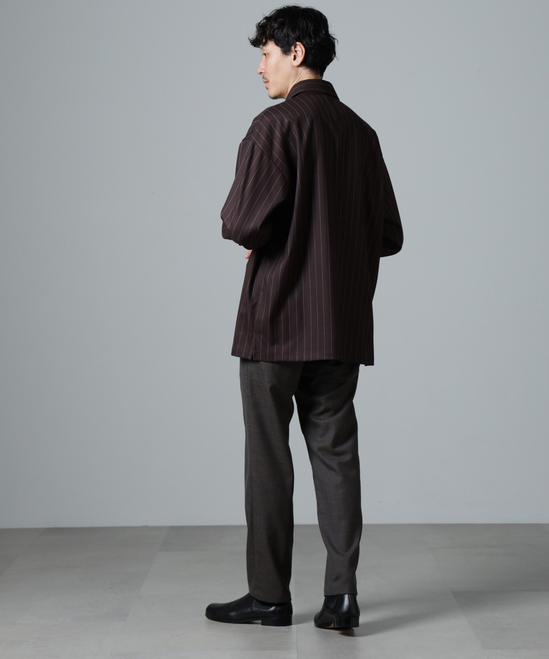 nano･universe「｢N TROUSERS PREMIUM｣RENURウール混洗えるサキソニーパンツ(セットアップ可)」|スーツ|