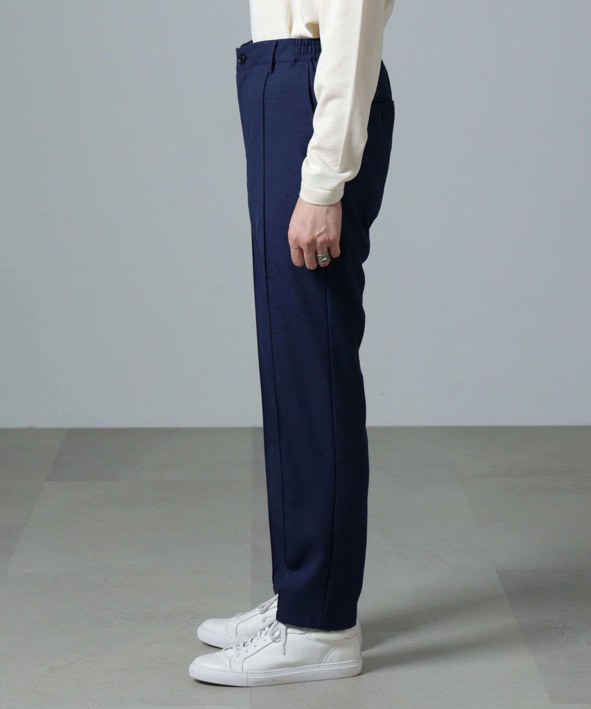 nano･universe「｢N TROUSERS PREMIUM｣RENURウール混洗えるサキソニーパンツ(セットアップ可)」|スーツ|