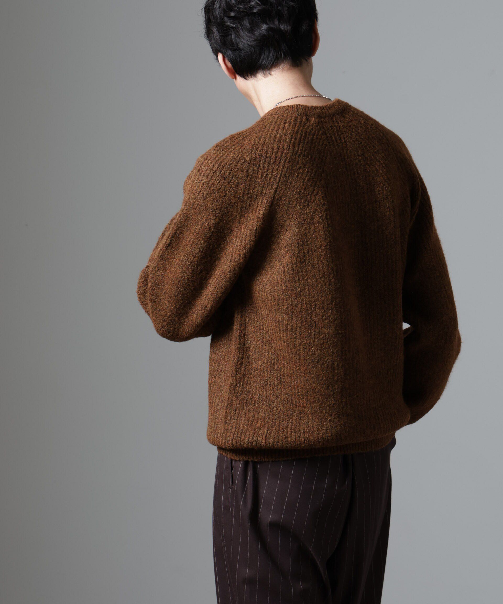 nano･universe「ウールミックスラグランニット」|ニット・セーター|