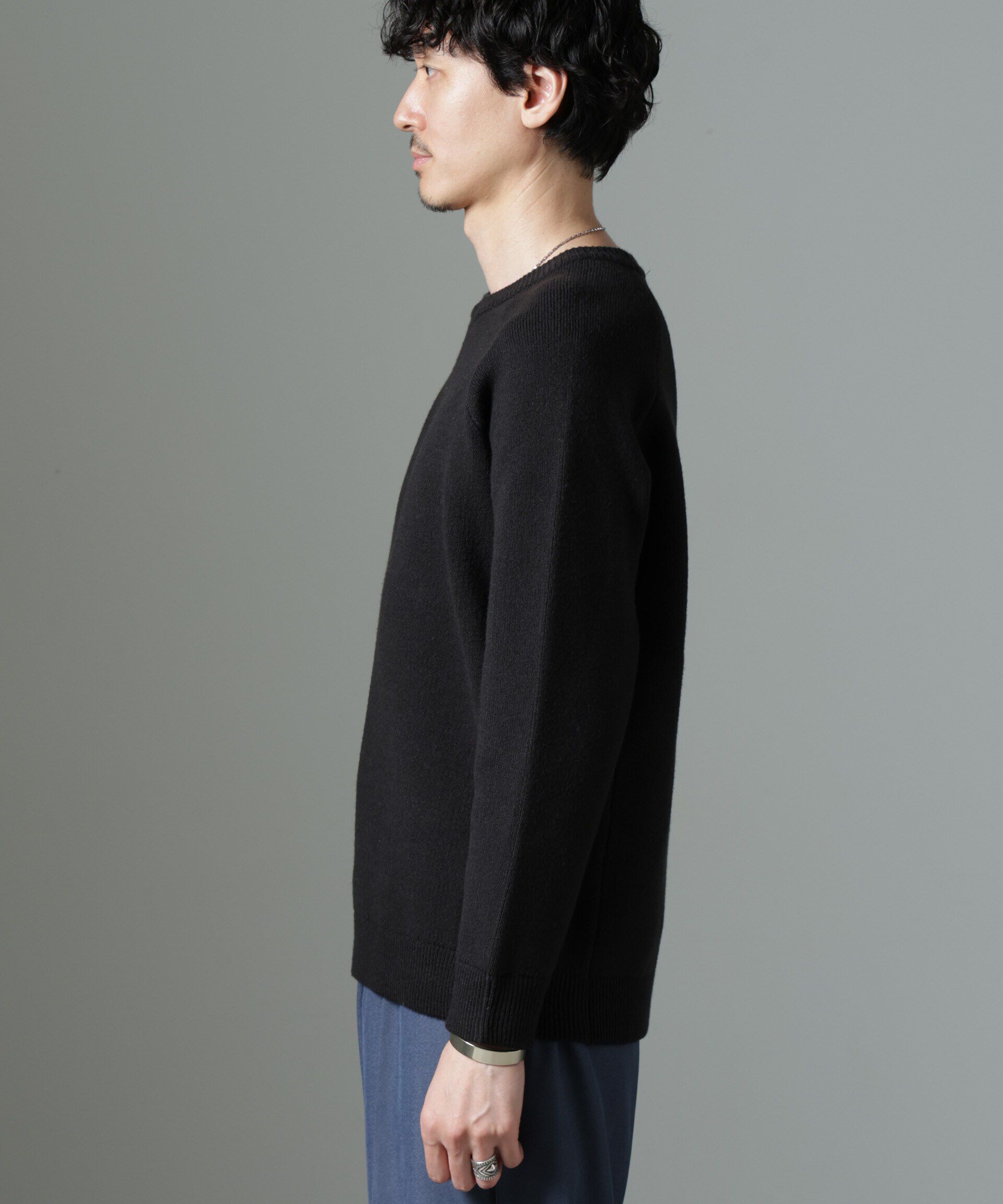 nano･universe「ウォッシャブル ダブルフェイスニット」|ニット・セーター|