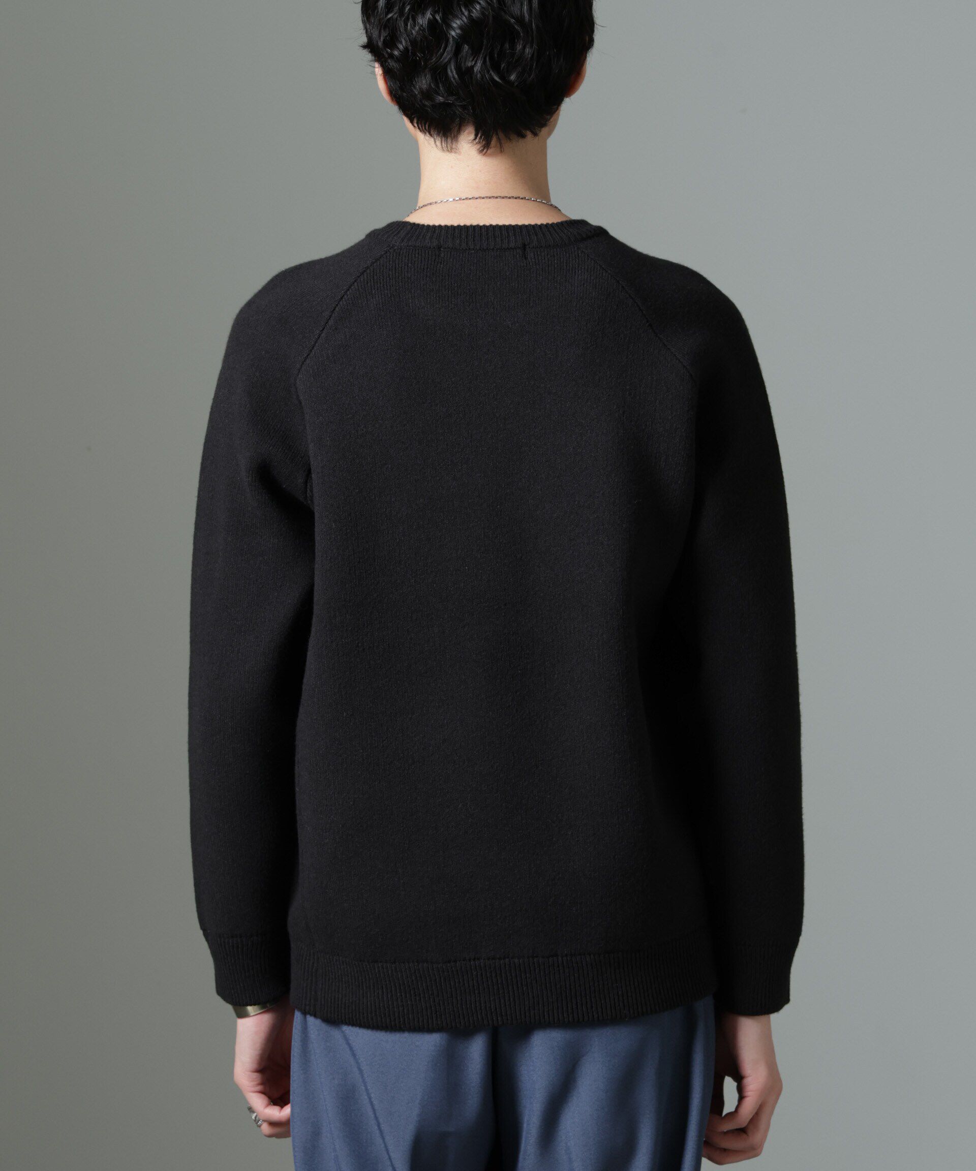 nano･universe「ウォッシャブル ダブルフェイスニット」|ニット・セーター|