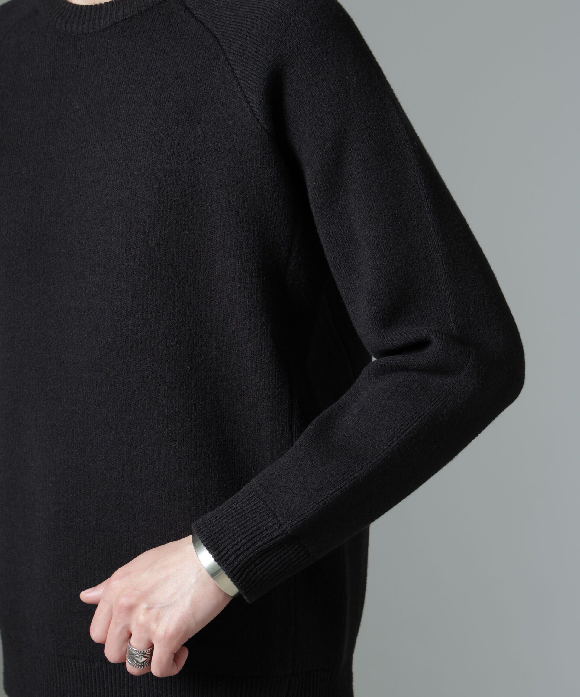 nano･universe「ウォッシャブル ダブルフェイスニット」|ニット・セーター|