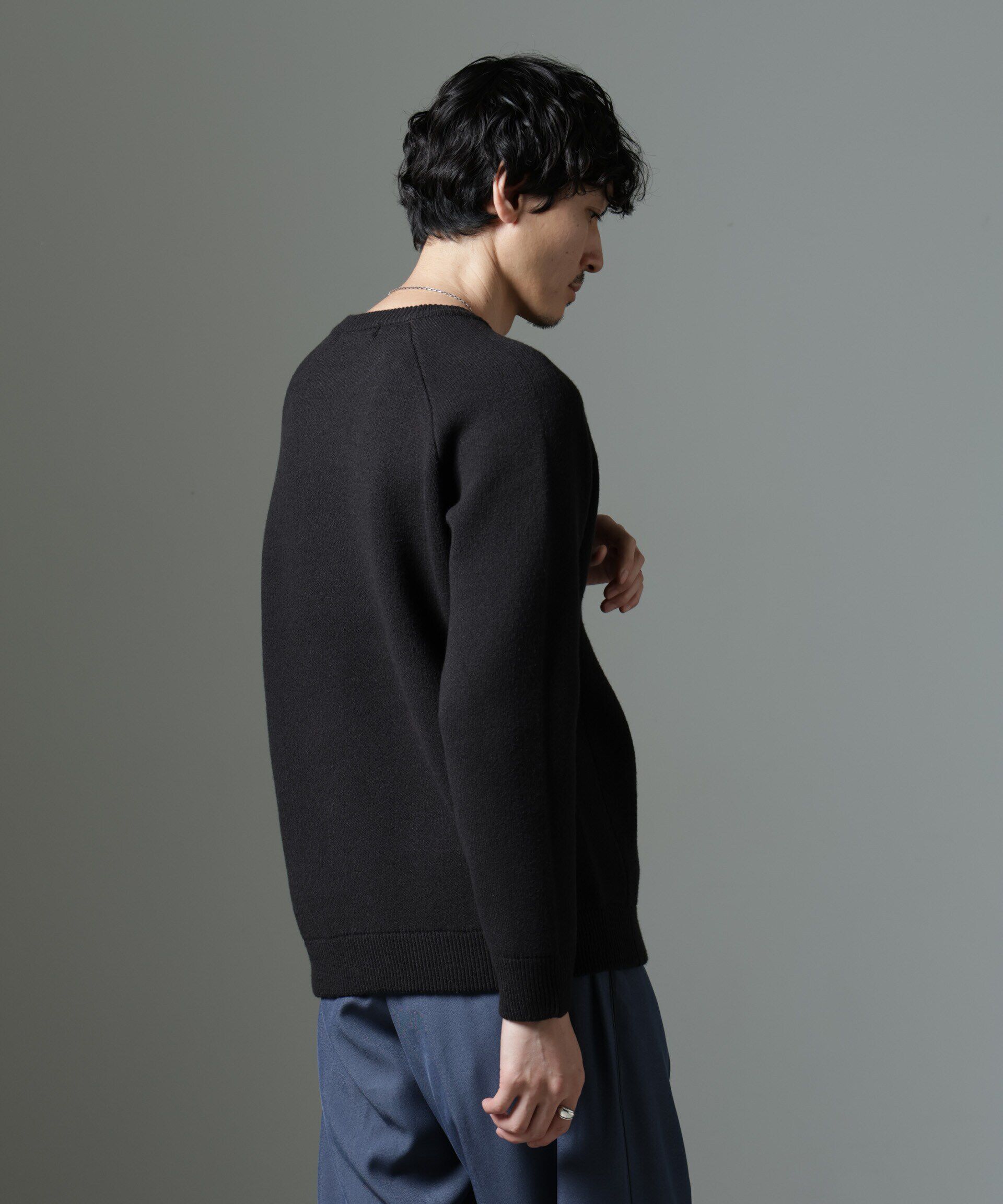 nano･universe「ウォッシャブル ダブルフェイスニット」|ニット・セーター|