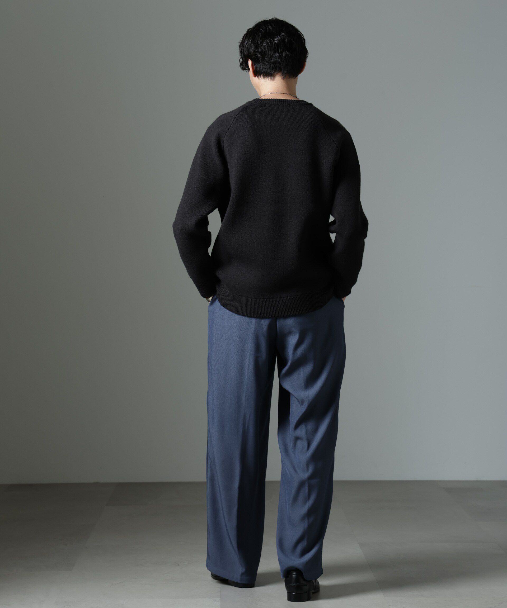 nano･universe「ウォッシャブル ダブルフェイスニット」|ニット・セーター|