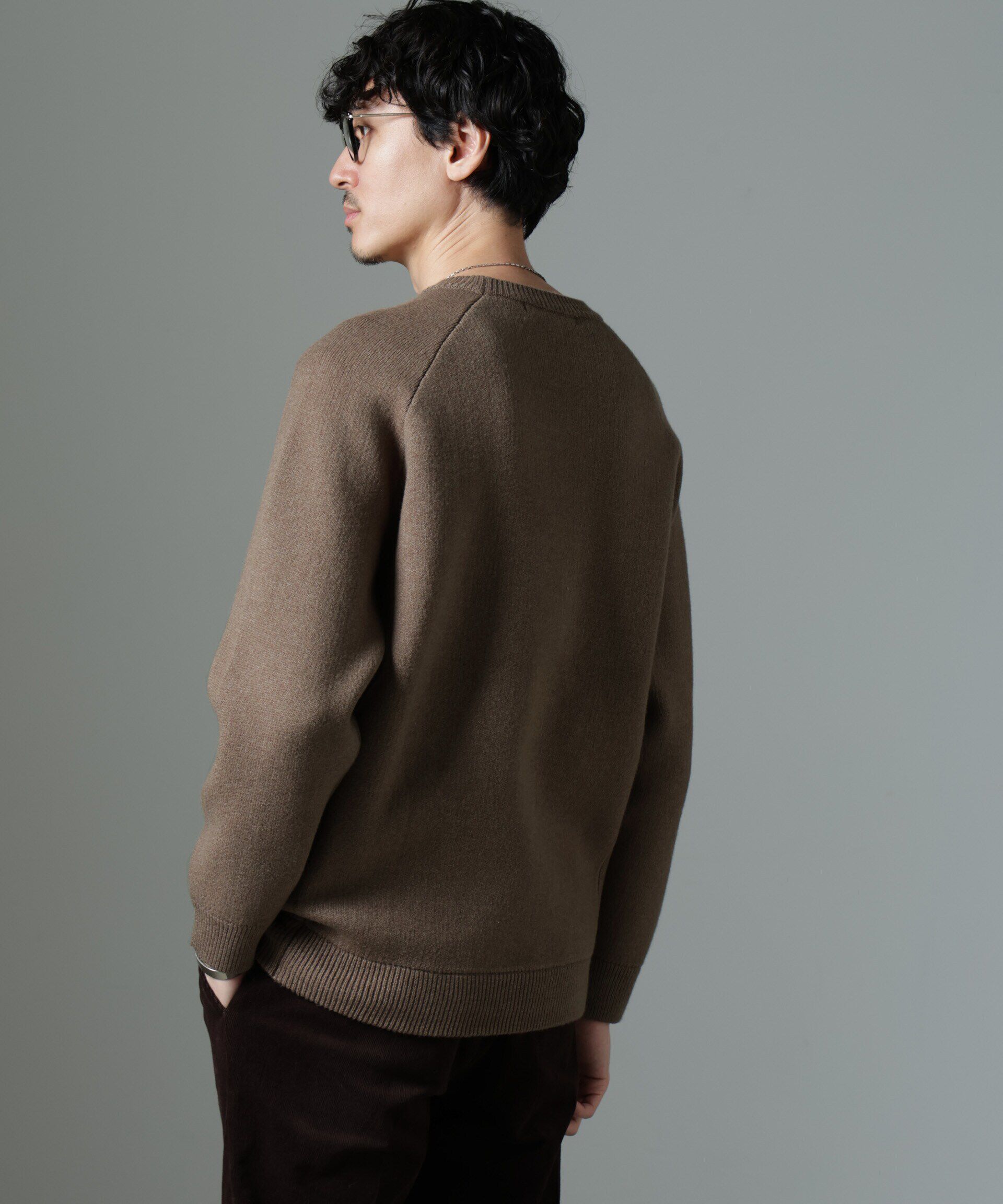 nano･universe「ウォッシャブル ダブルフェイスニット」|ニット・セーター|