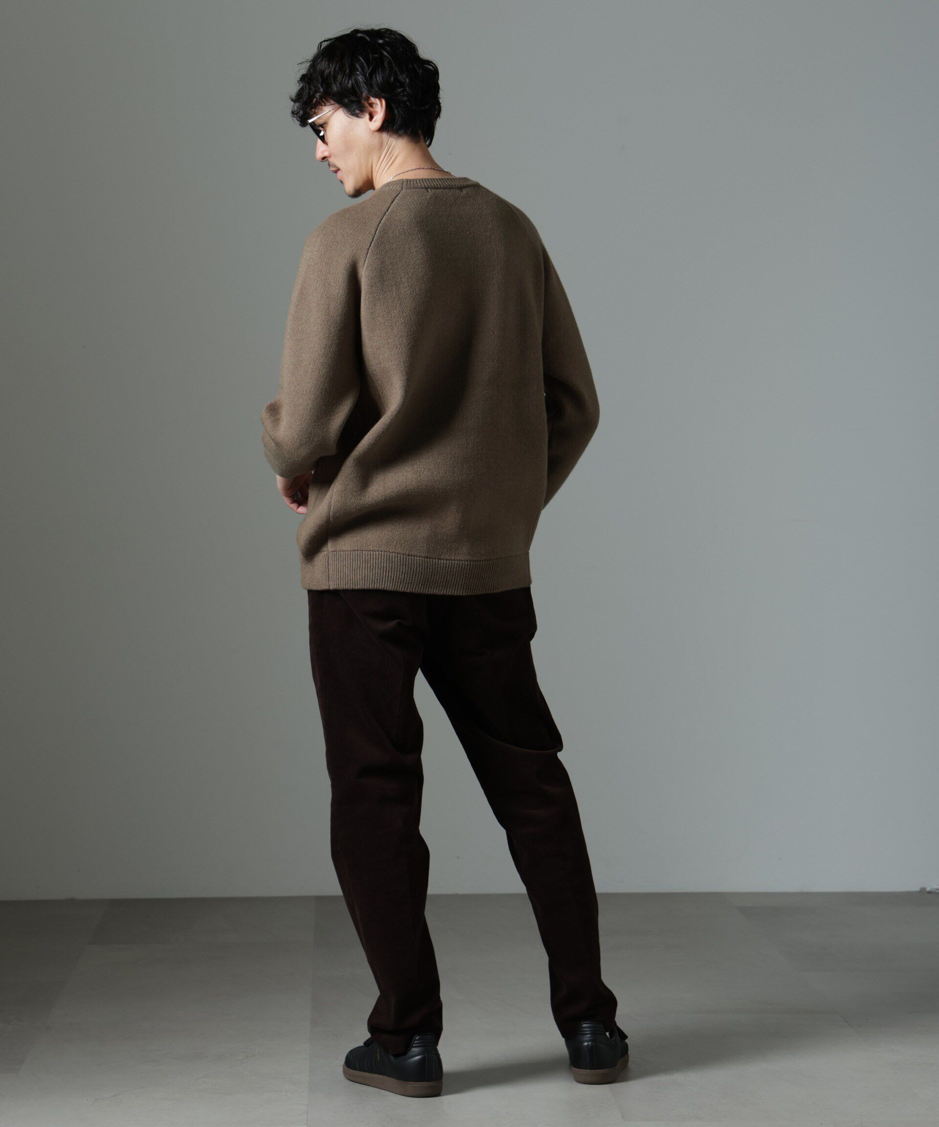 nano･universe「ウォッシャブル ダブルフェイスニット」|ニット・セーター|