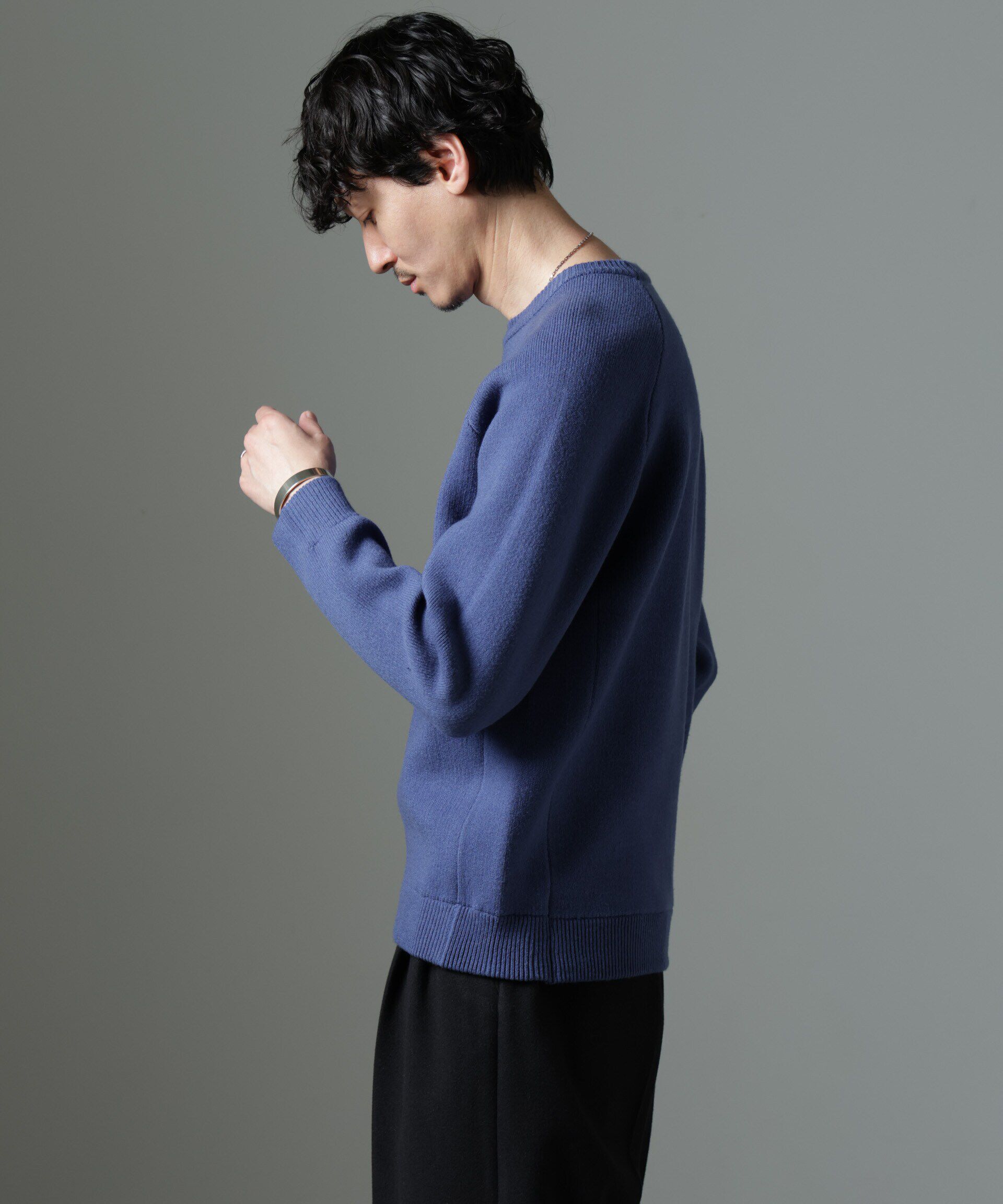 nano･universe「ウォッシャブル ダブルフェイスニット」|ニット・セーター|