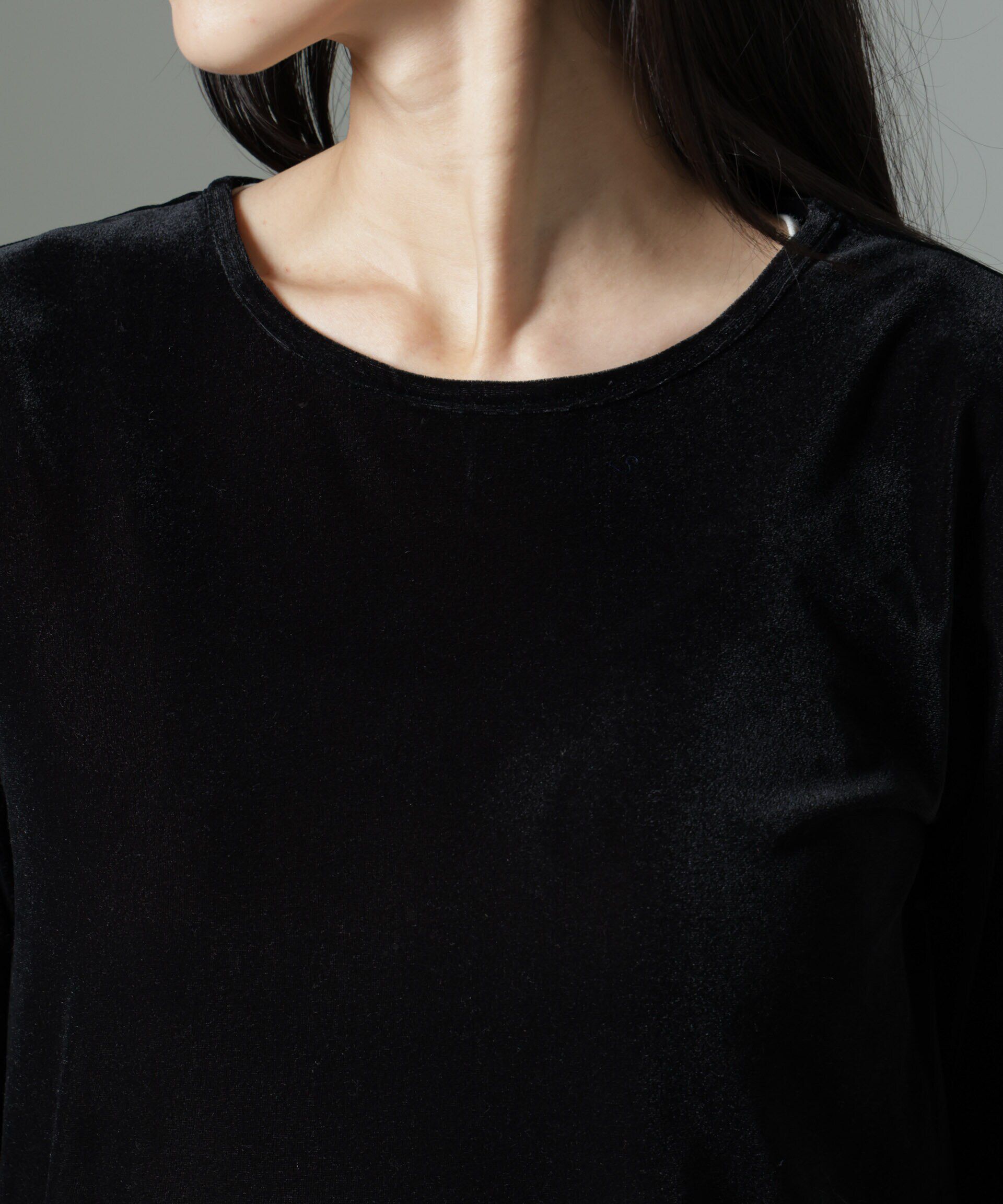 nano･universe「シアーベロアロングTシャツ」|Tシャツ・カットソー|