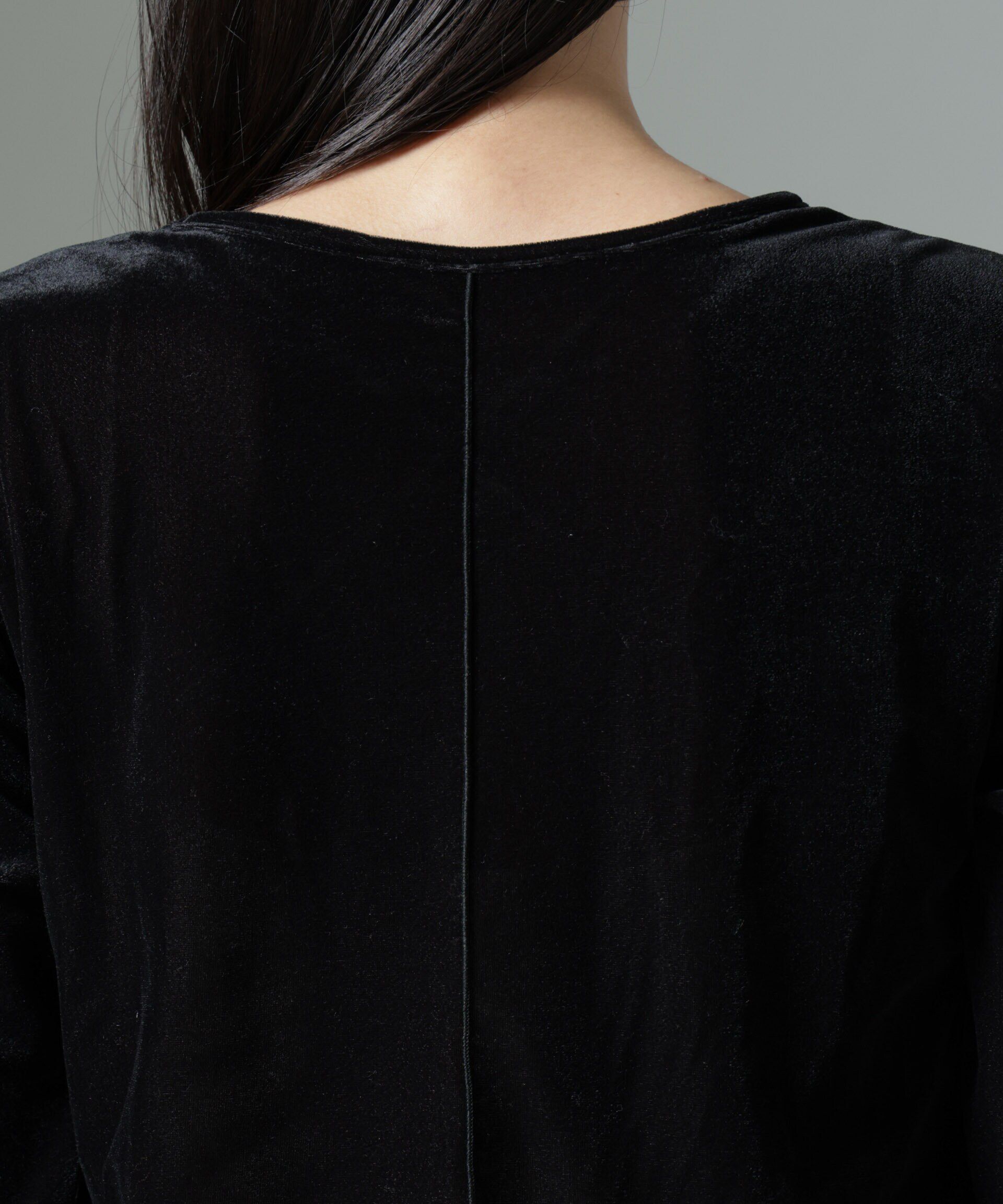 nano･universe「シアーベロアロングTシャツ」|Tシャツ・カットソー|