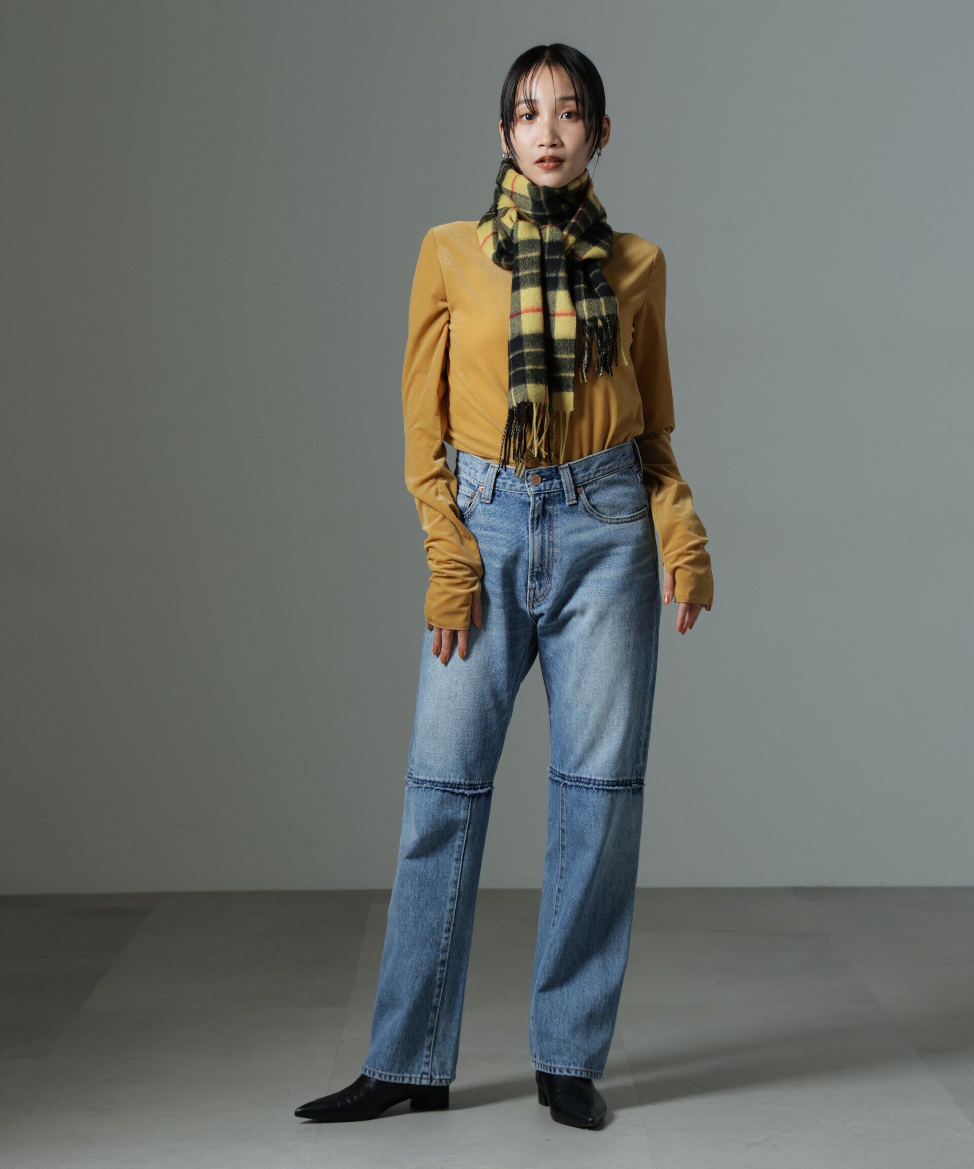 nano･universe「シアーベロアロングTシャツ」|Tシャツ・カットソー|