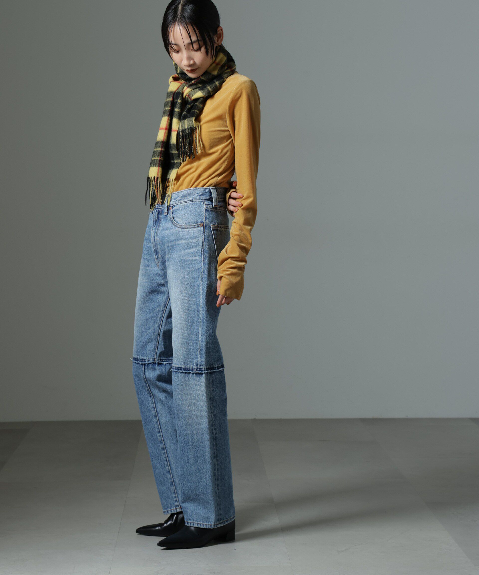 nano･universe「シアーベロアロングTシャツ」|Tシャツ・カットソー|