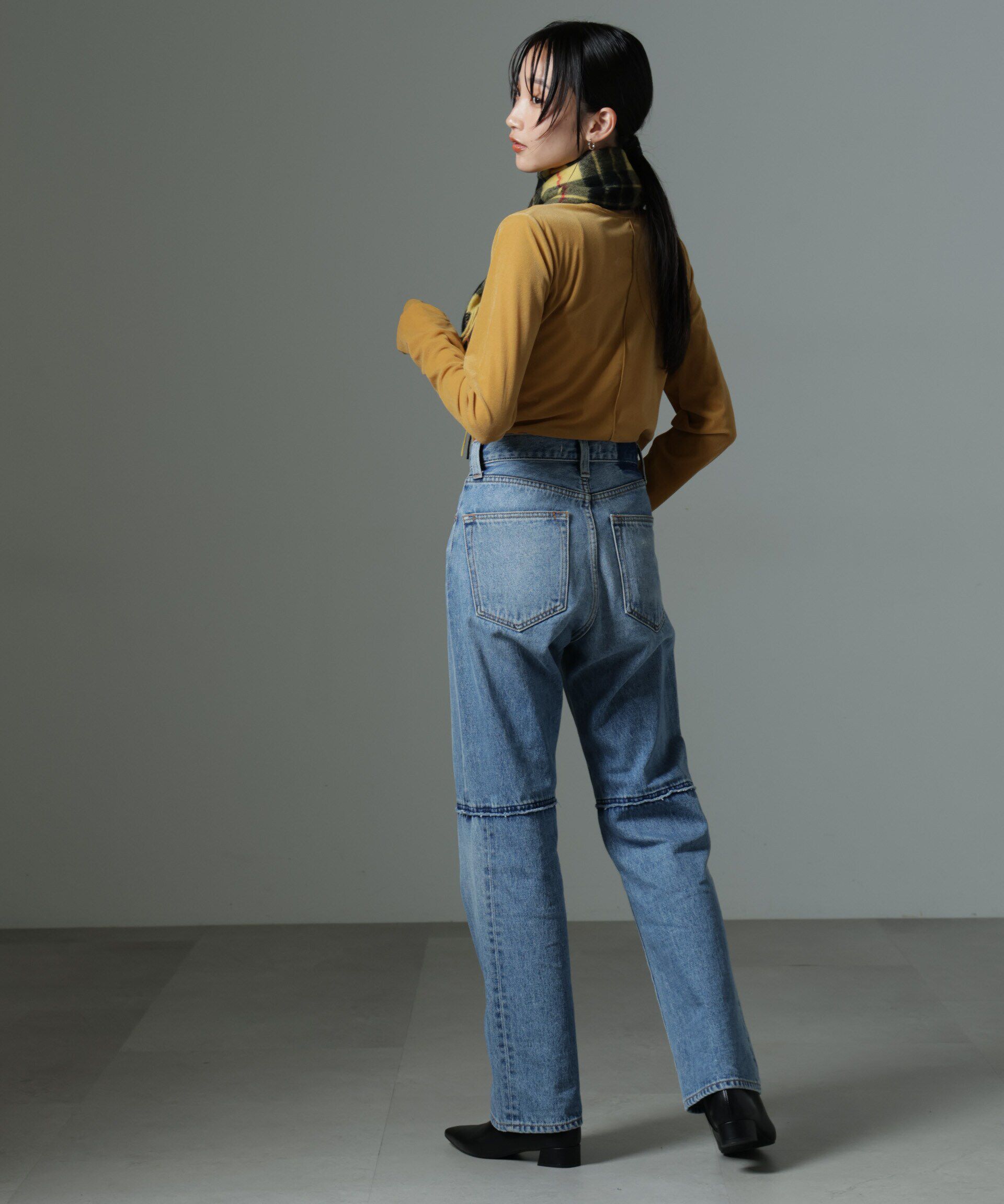 nano･universe「シアーベロアロングTシャツ」|Tシャツ・カットソー|