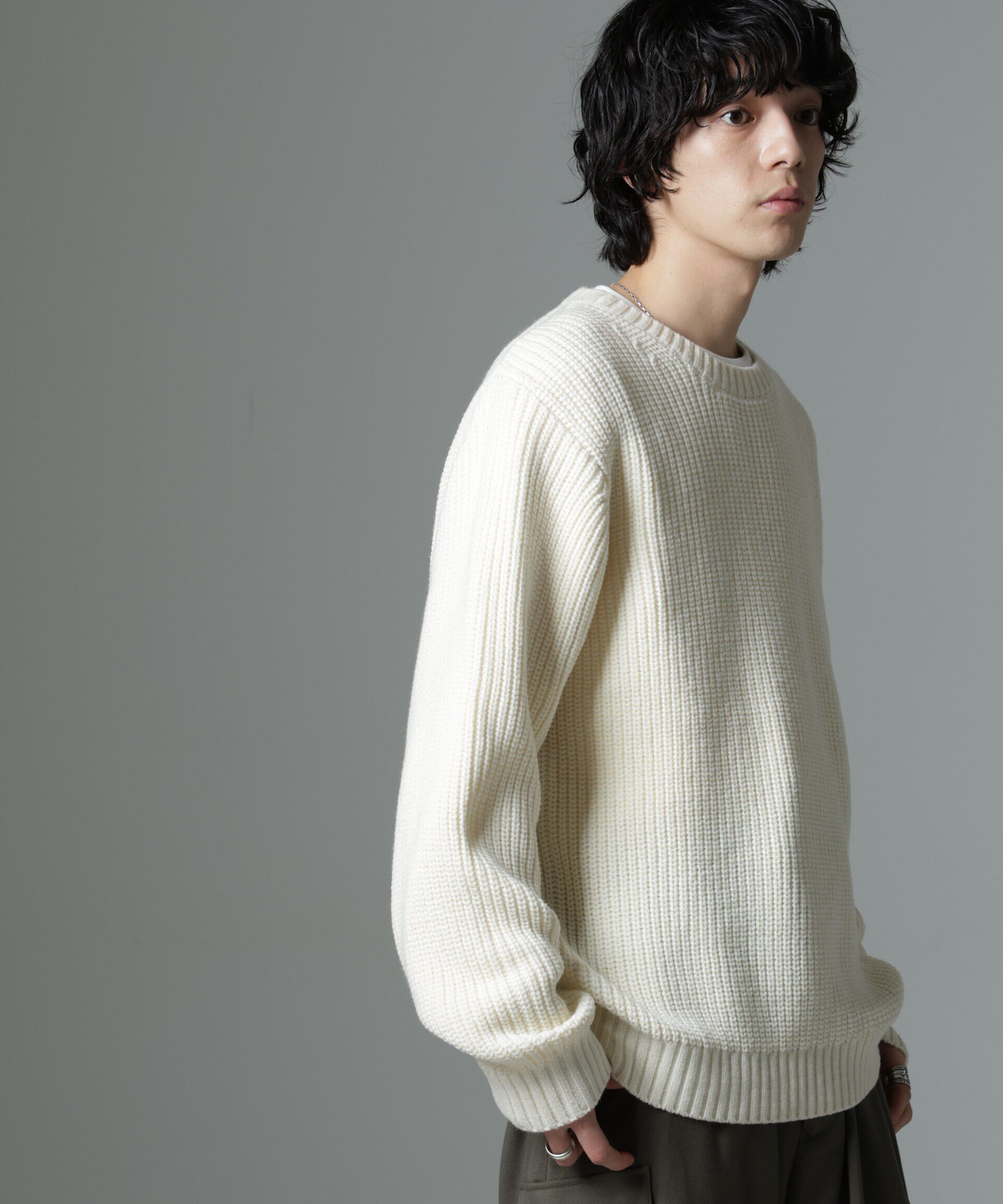 nano･universe「リラックス畦ニット」|ニット・セーター|