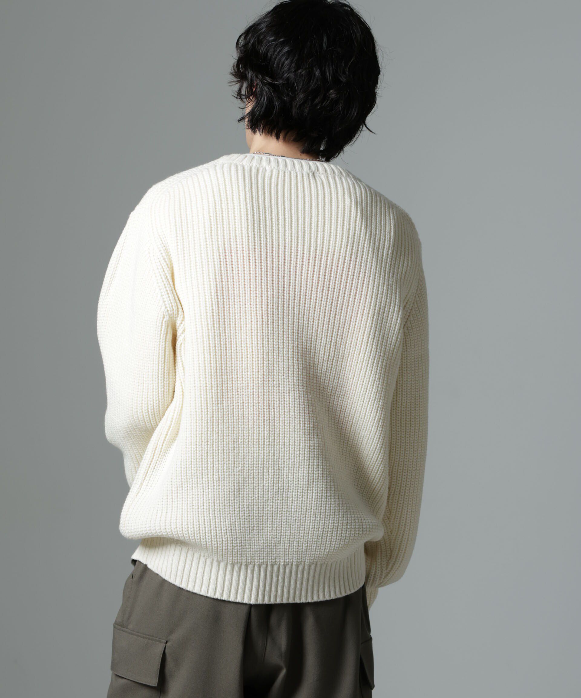 nano･universe「リラックス畦ニット」|ニット・セーター|