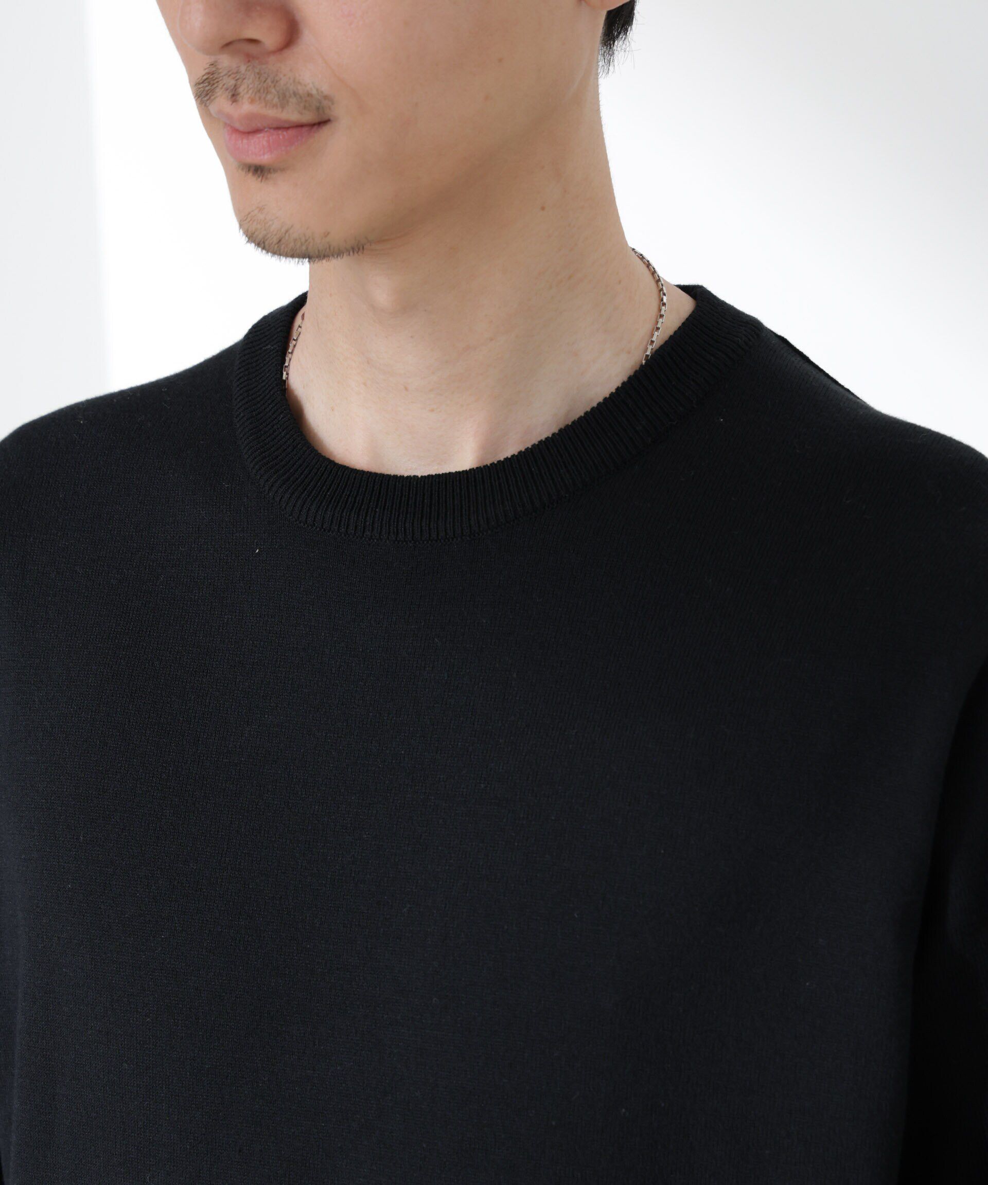 nano･universe「プレーティングスタンダードニット」|ニット・セーター|