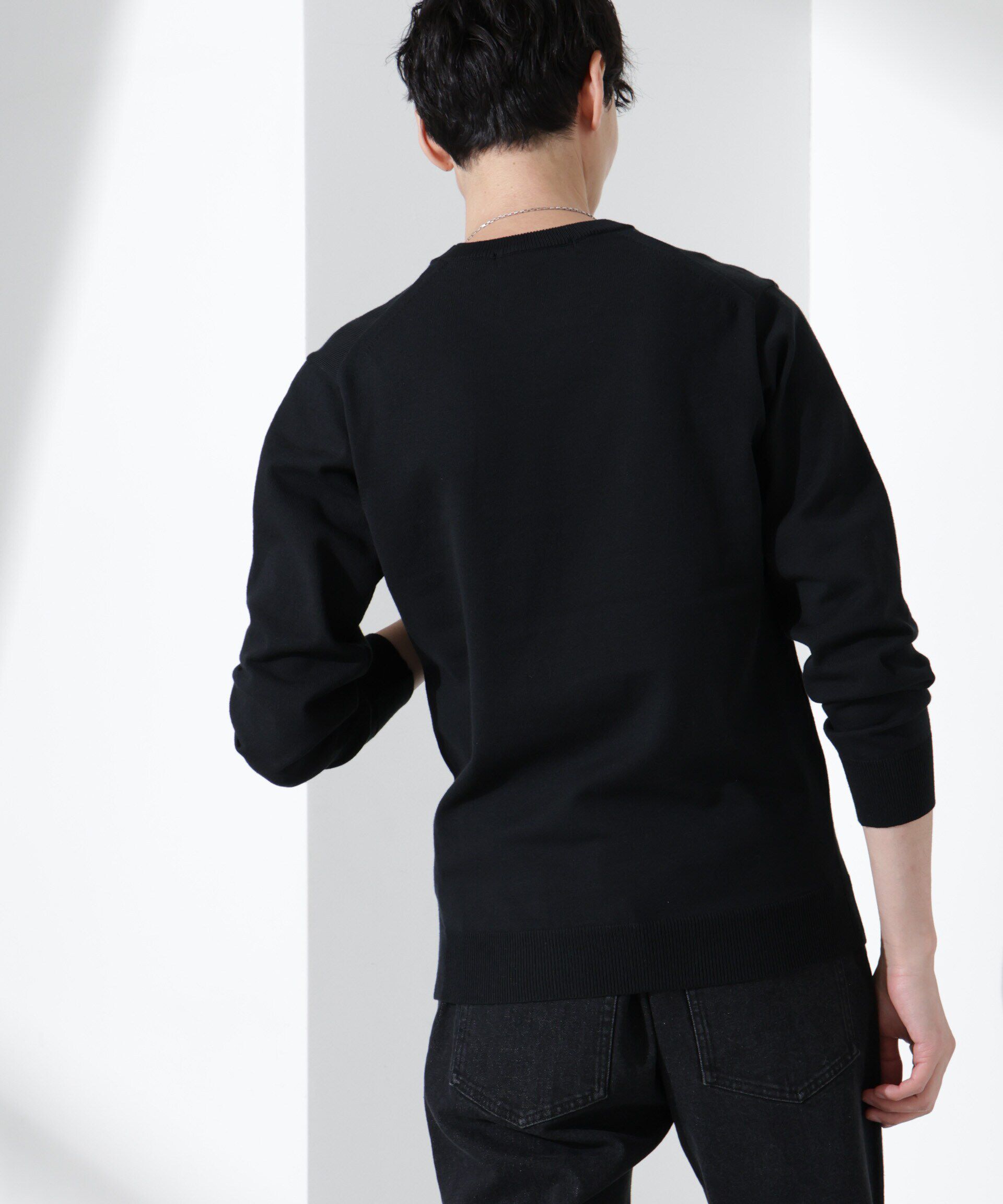 nano･universe「プレーティングスタンダードニット」|ニット・セーター|