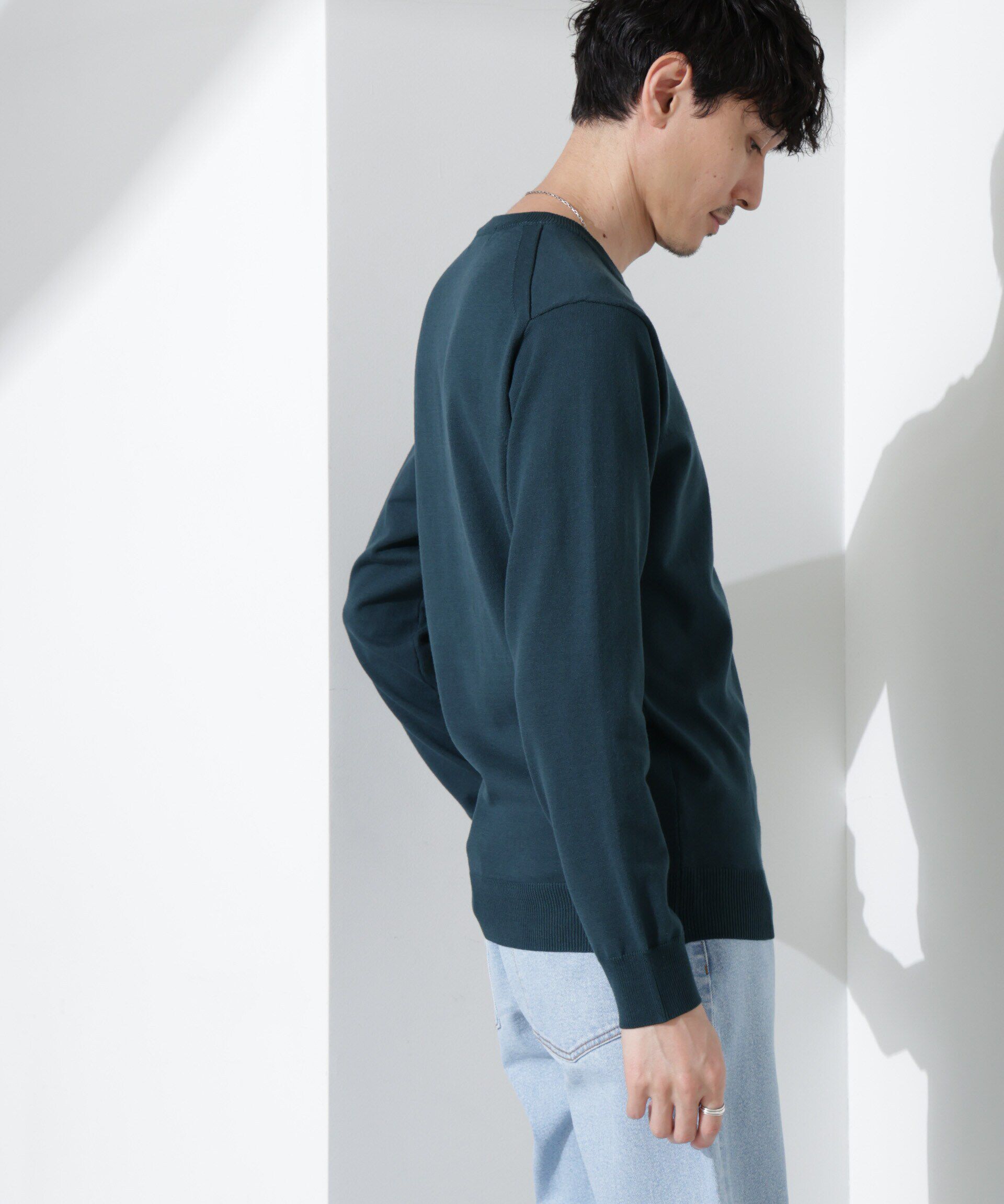 nano･universe「プレーティングスタンダードニット」|ニット・セーター|