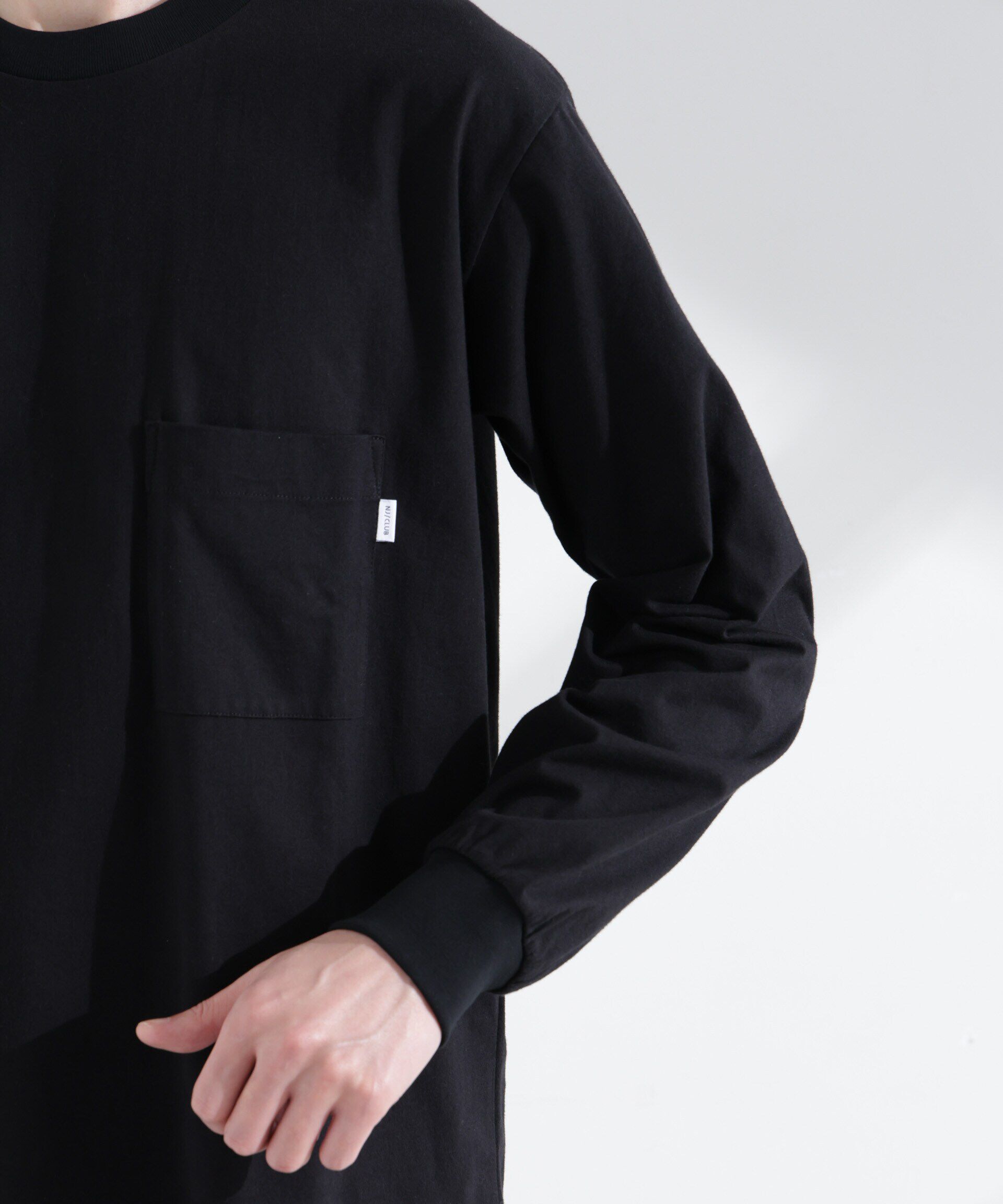nano･universe「「NJ/CLUB」 ベーシックポケットロングスリーブTシャツ」|Tシャツ・カットソー|