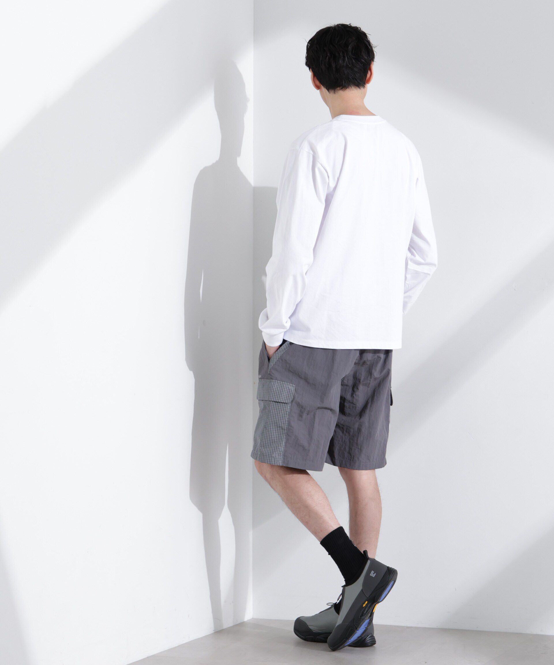 nano･universe「「NJ/CLUB」 ベーシックポケットロングスリーブTシャツ」|Tシャツ・カットソー|