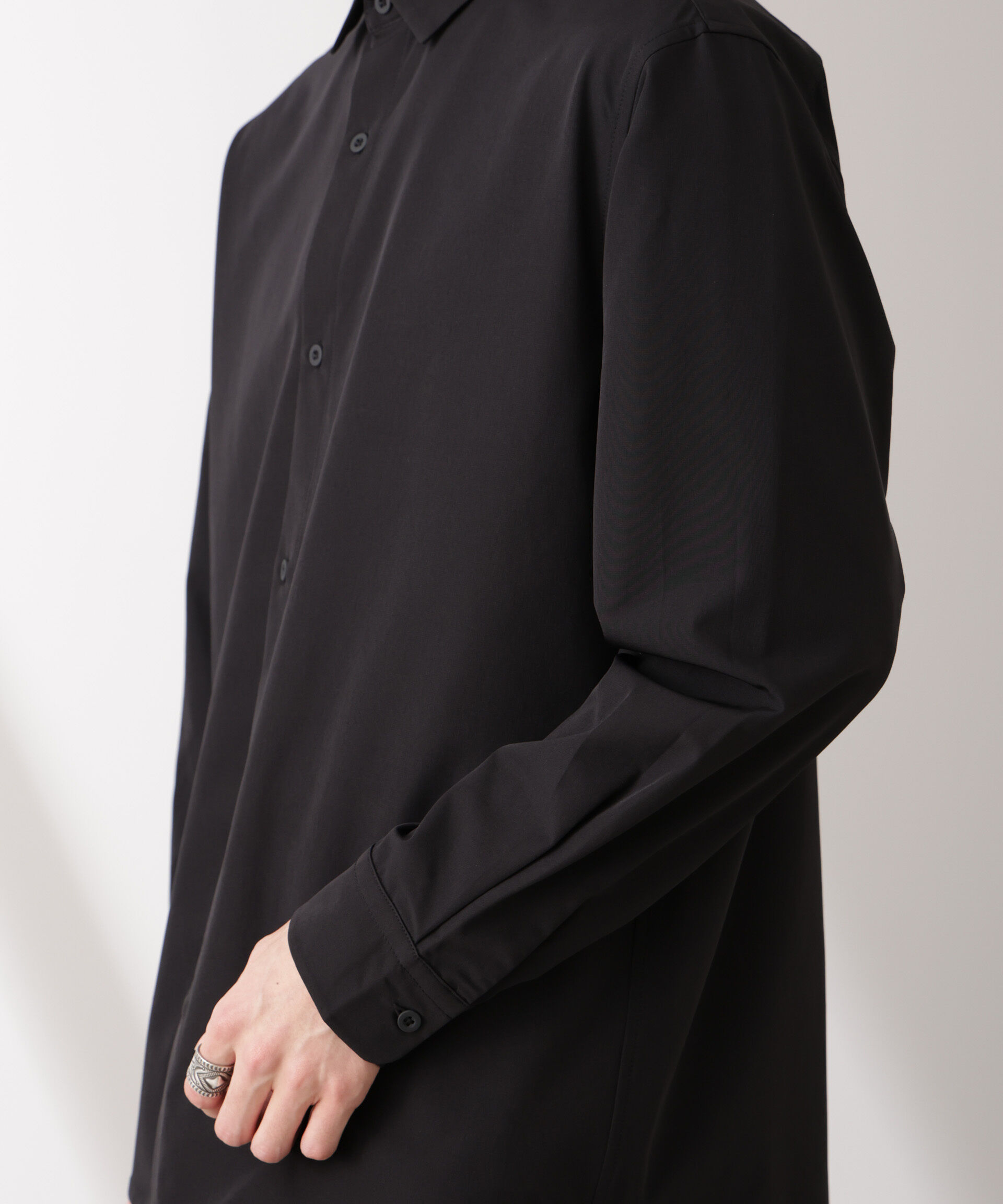 nano･universe「ライトウェイトストレッチ シャツ長袖」|シャツ・ブラウス|