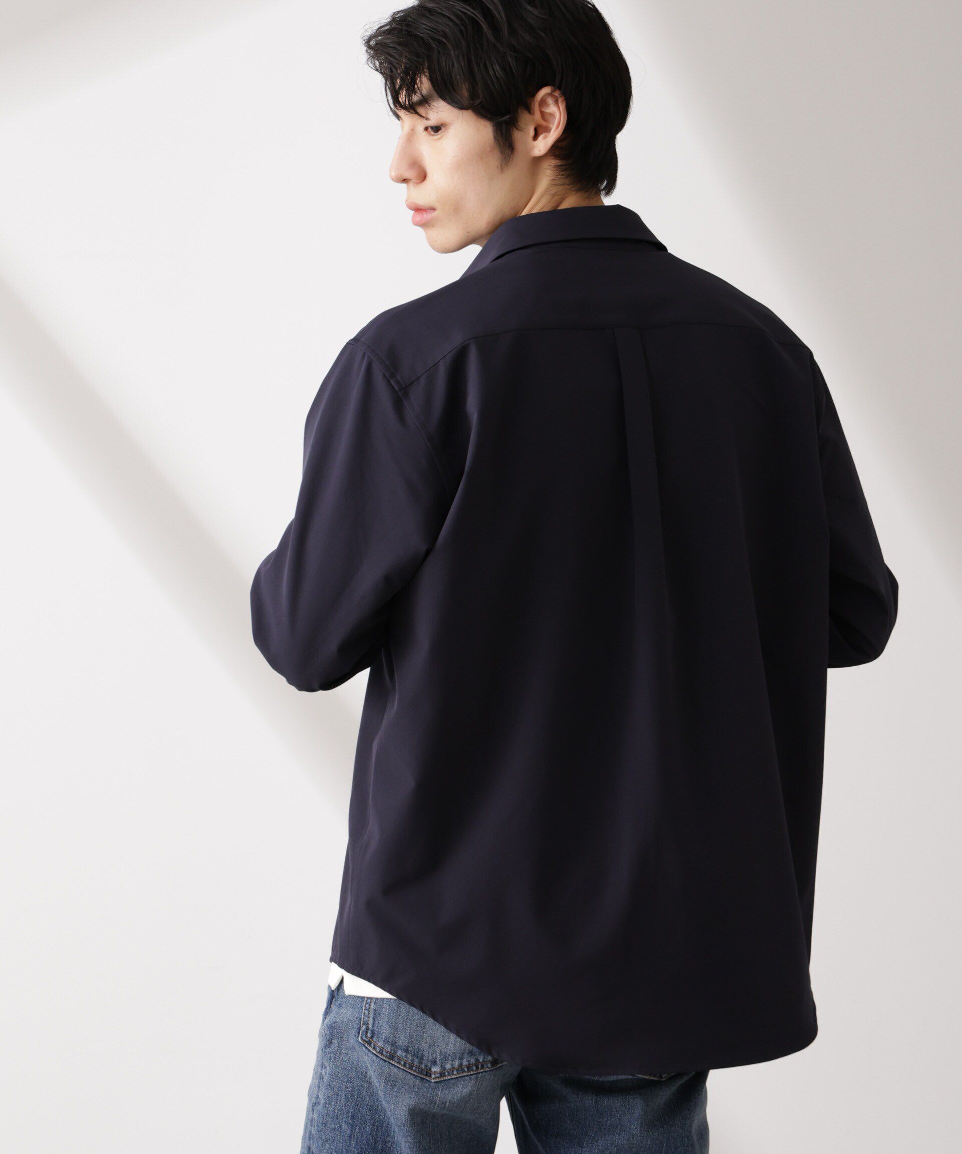 nano･universe「ライトウェイトストレッチ シャツ長袖」|シャツ・ブラウス|