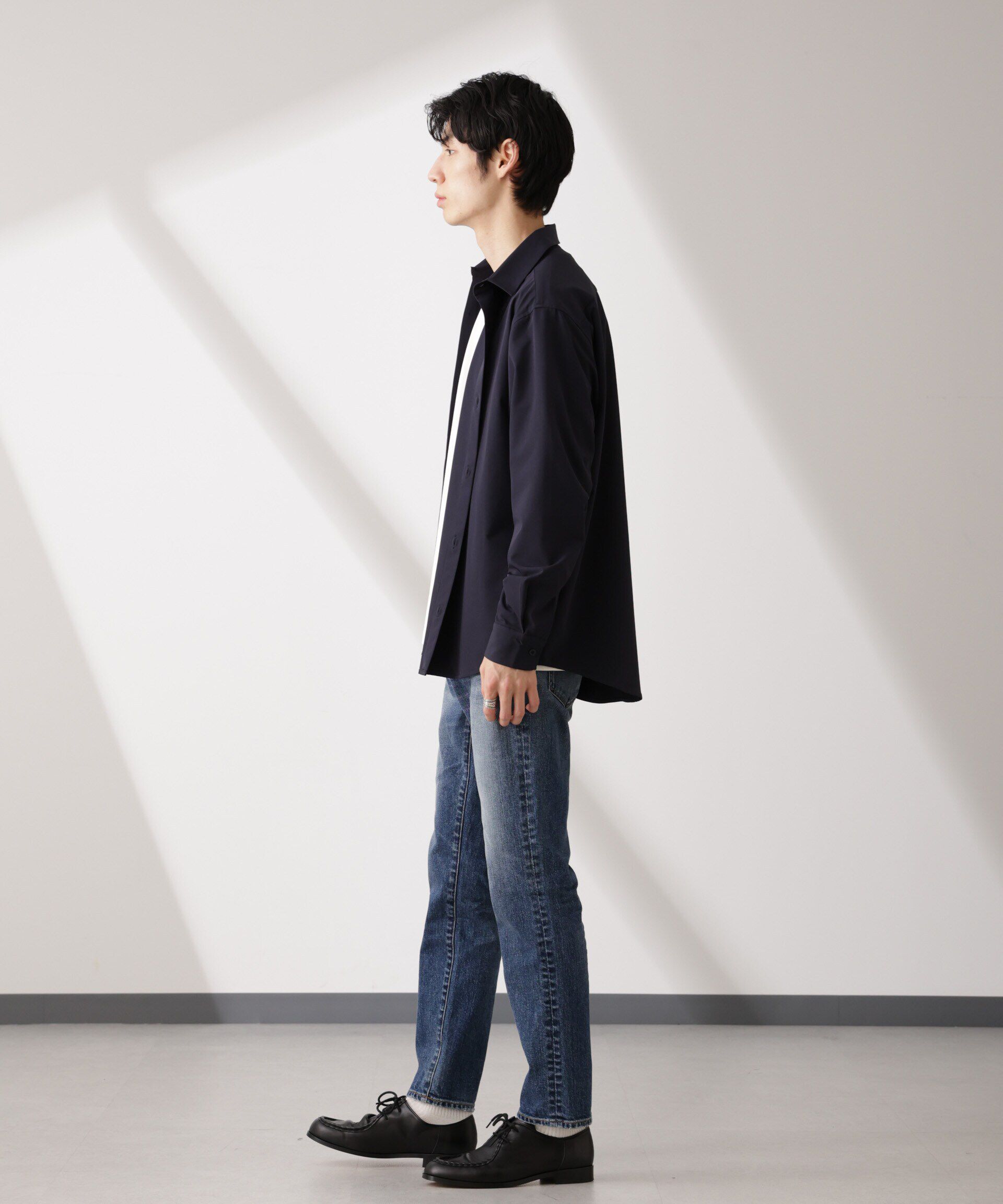 nano･universe「ライトウェイトストレッチ シャツ長袖」|シャツ・ブラウス|