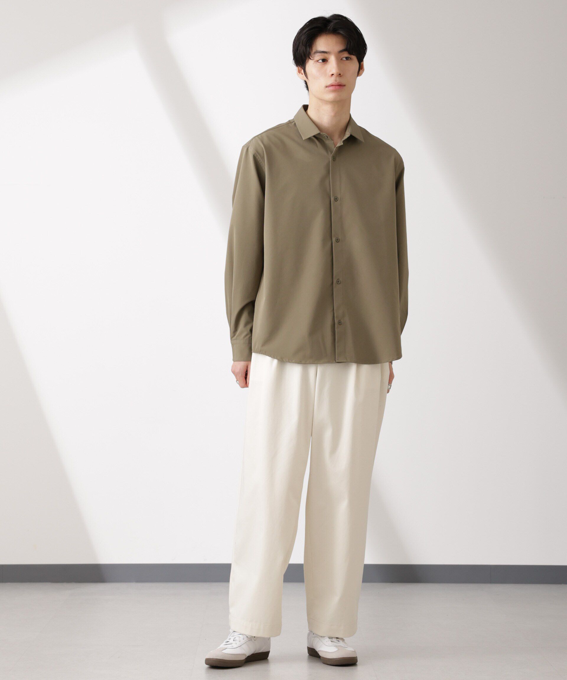 nano･universe「ライトウェイトストレッチ シャツ長袖」|シャツ・ブラウス|