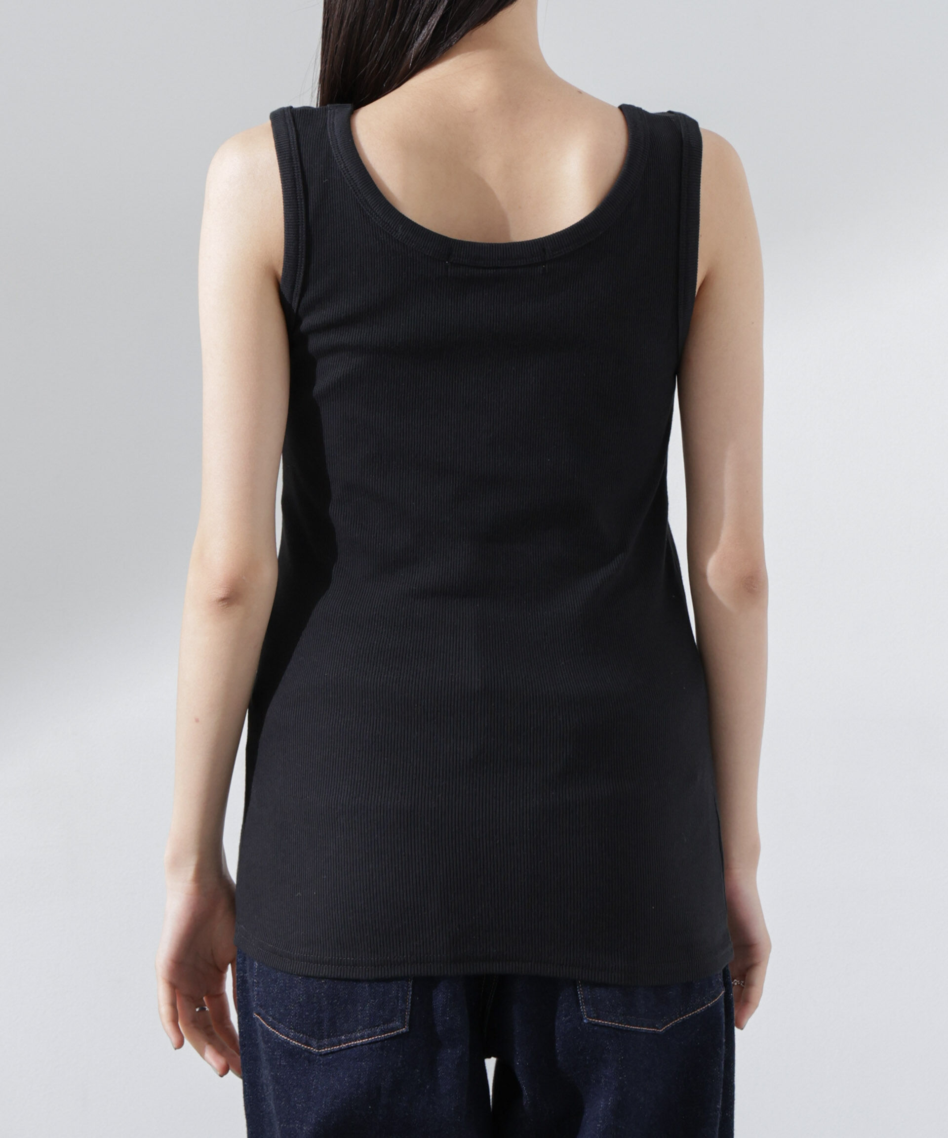 nano･universe「抗菌防臭リブタンクトップ」|Tシャツ・カットソー|