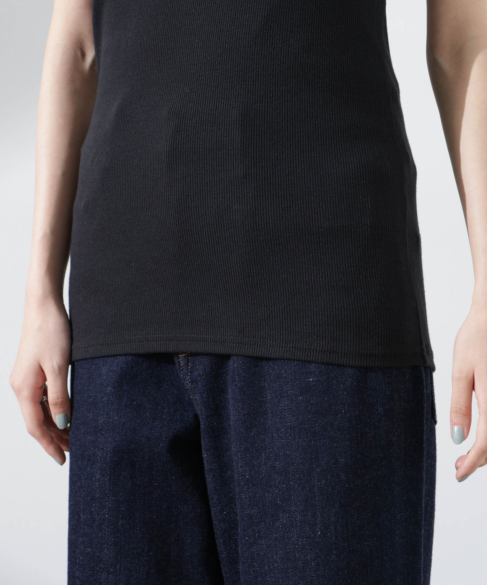 nano･universe「抗菌防臭リブタンクトップ」|Tシャツ・カットソー|