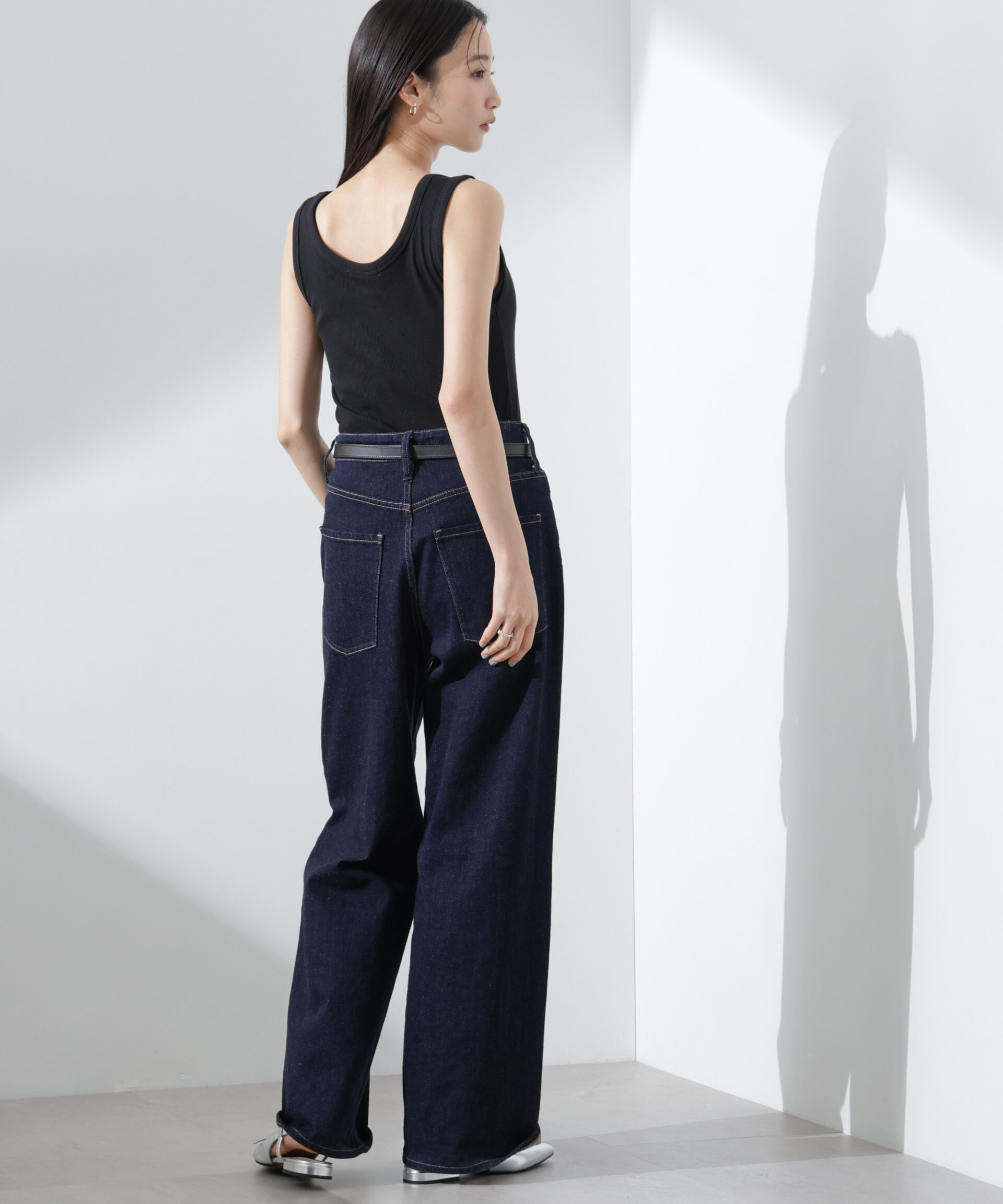 nano･universe「抗菌防臭リブタンクトップ」|Tシャツ・カットソー|