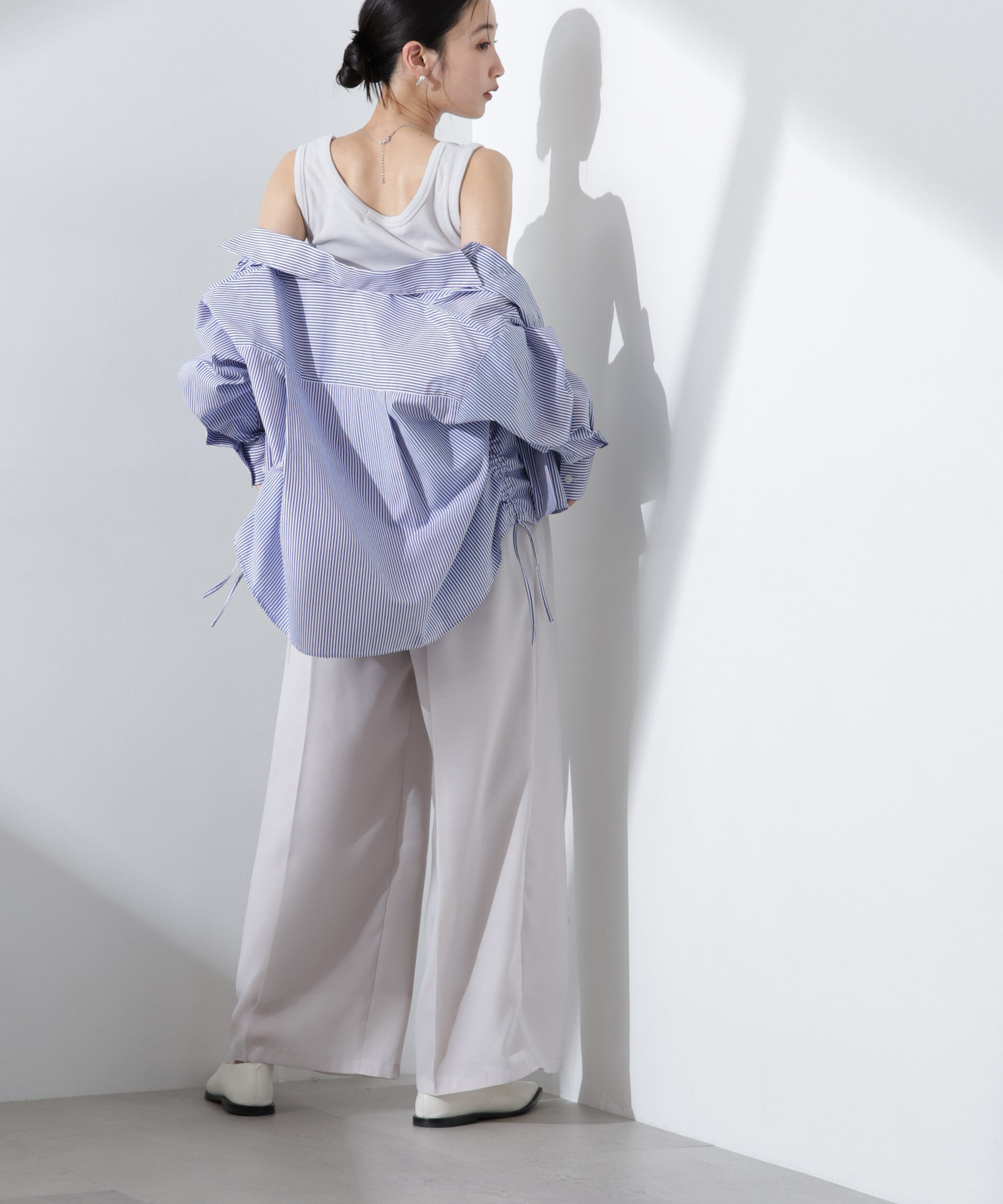 nano･universe「抗菌防臭リブタンクトップ」|Tシャツ・カットソー|