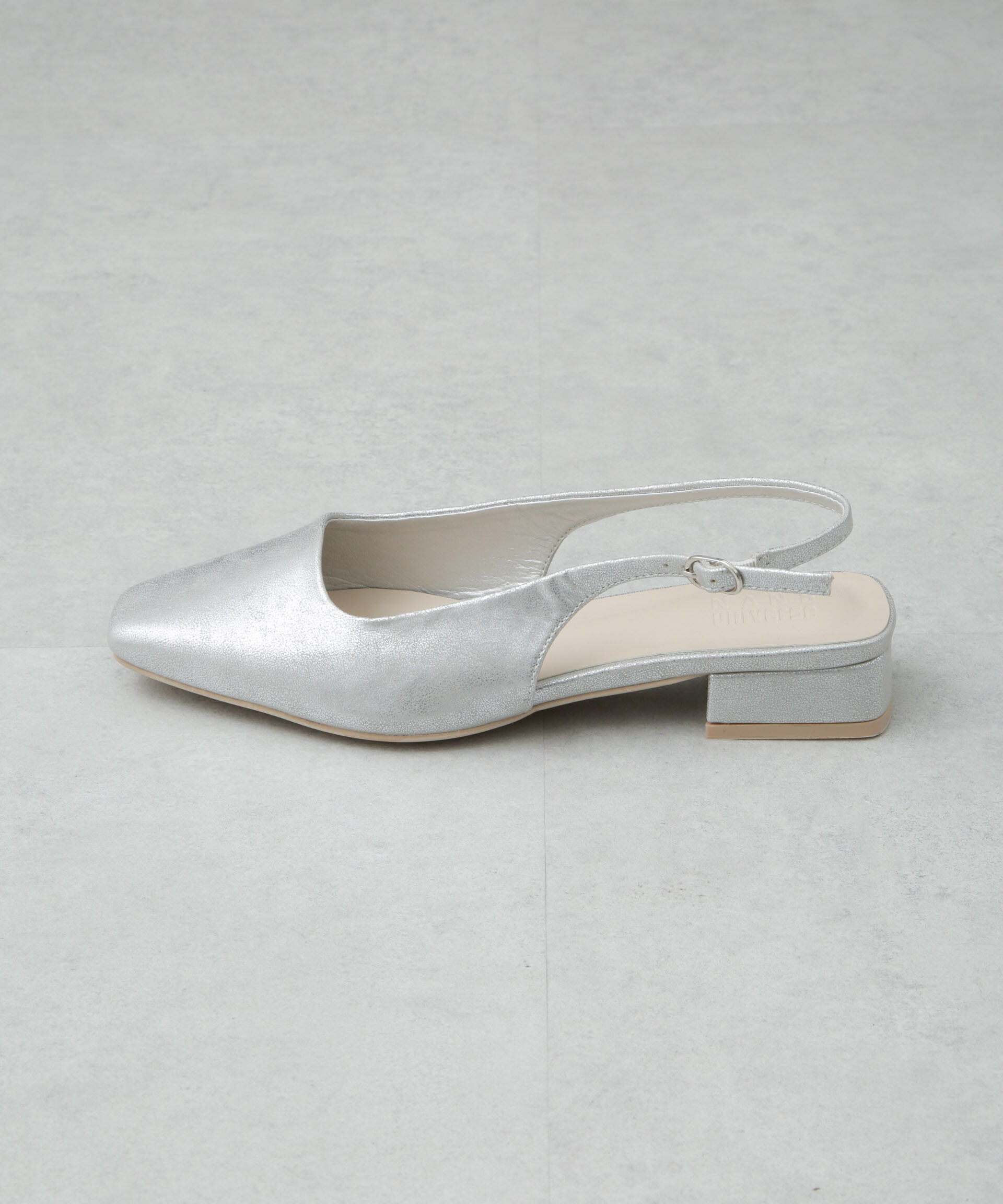 nano･universe「スリングバックスクエアトゥパンプス」|ビジネス・ドレスシューズ|