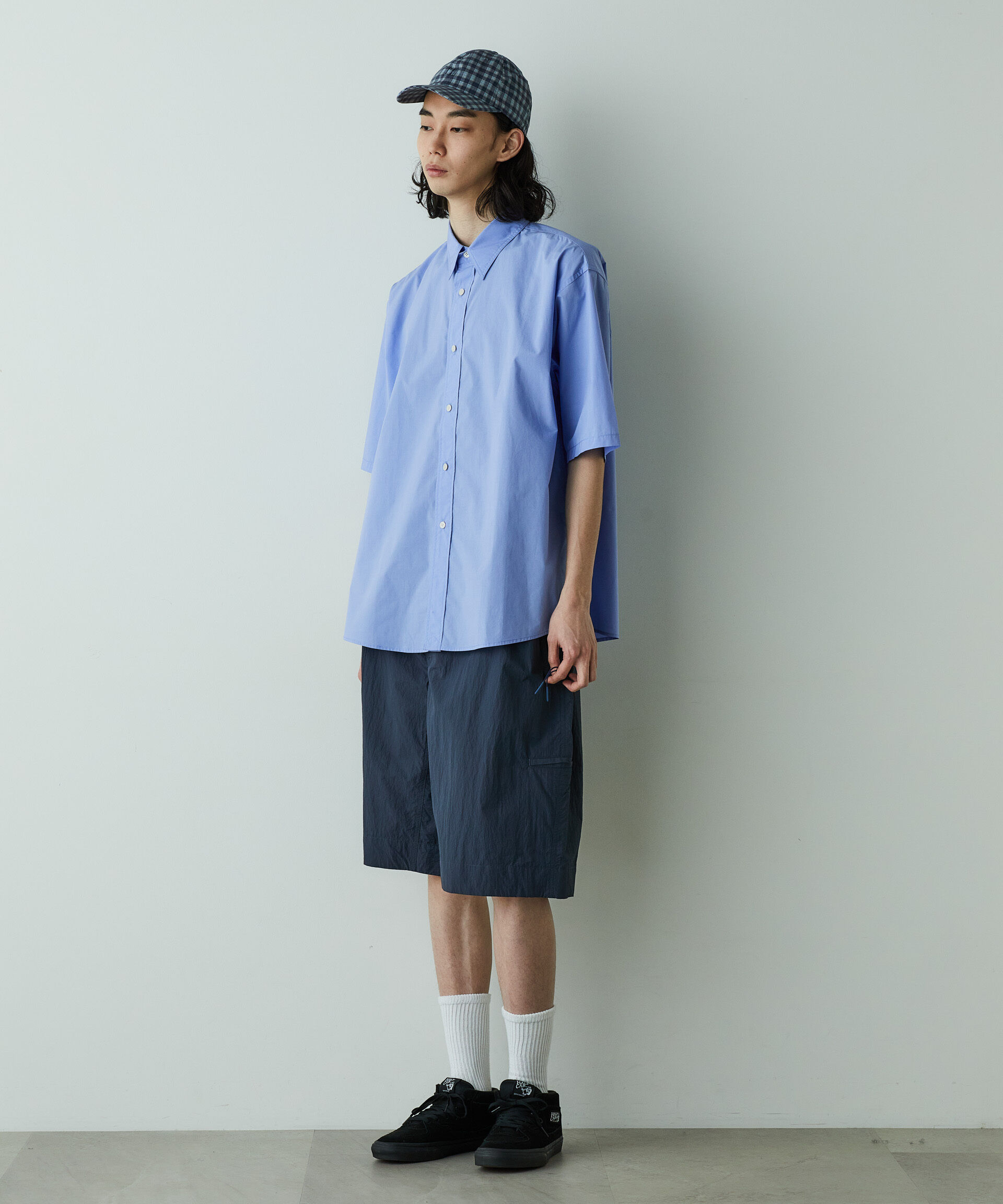 nano･universe「｢HOTEL PALACE｣ オテルパラス デジタルプリントチェックキャップ」|キャップ・キャスケット|