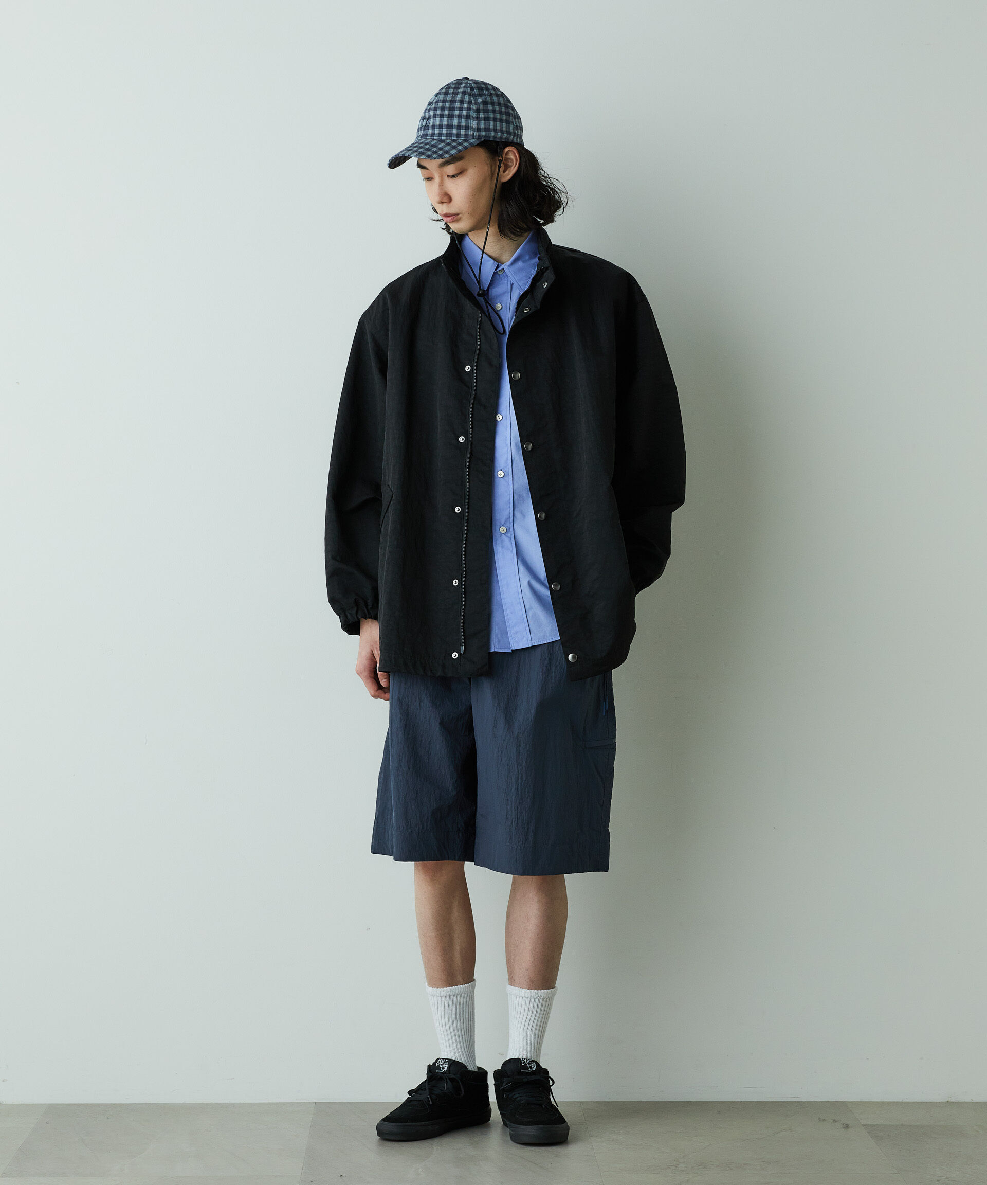 nano･universe「｢HOTEL PALACE｣ オテルパラス デジタルプリントチェックキャップ」|キャップ・キャスケット|