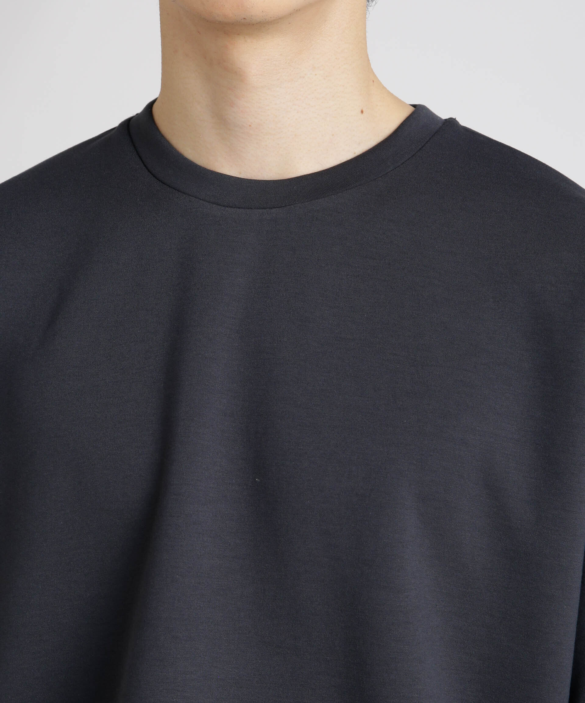 nano･universe「ワイドダンボールTシャツ 半袖」|Tシャツ・カットソー|