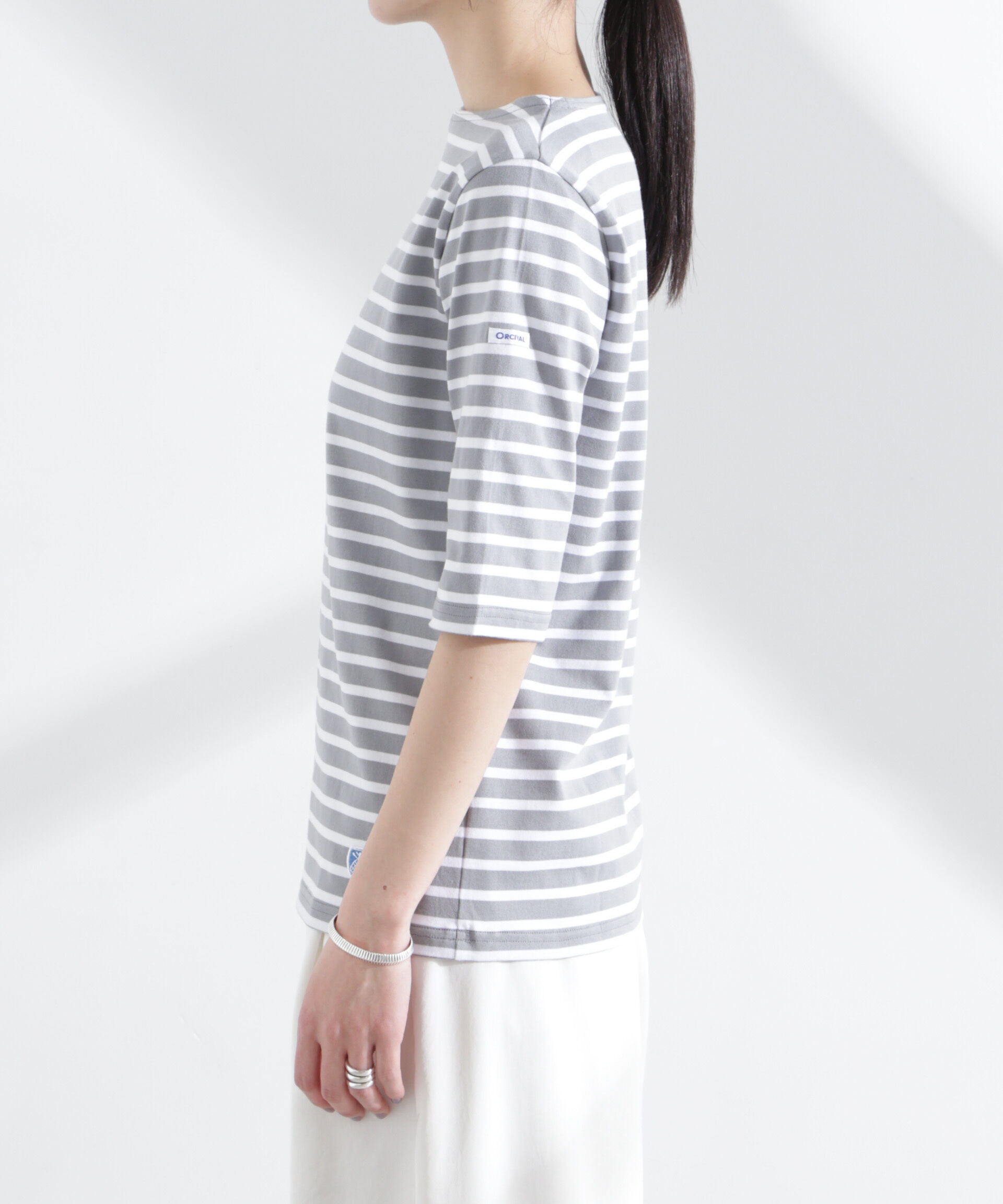 nano･universe「ORCIVAL/BFJ_BOAT NECK H/S P.O.」|Tシャツ・カットソー|