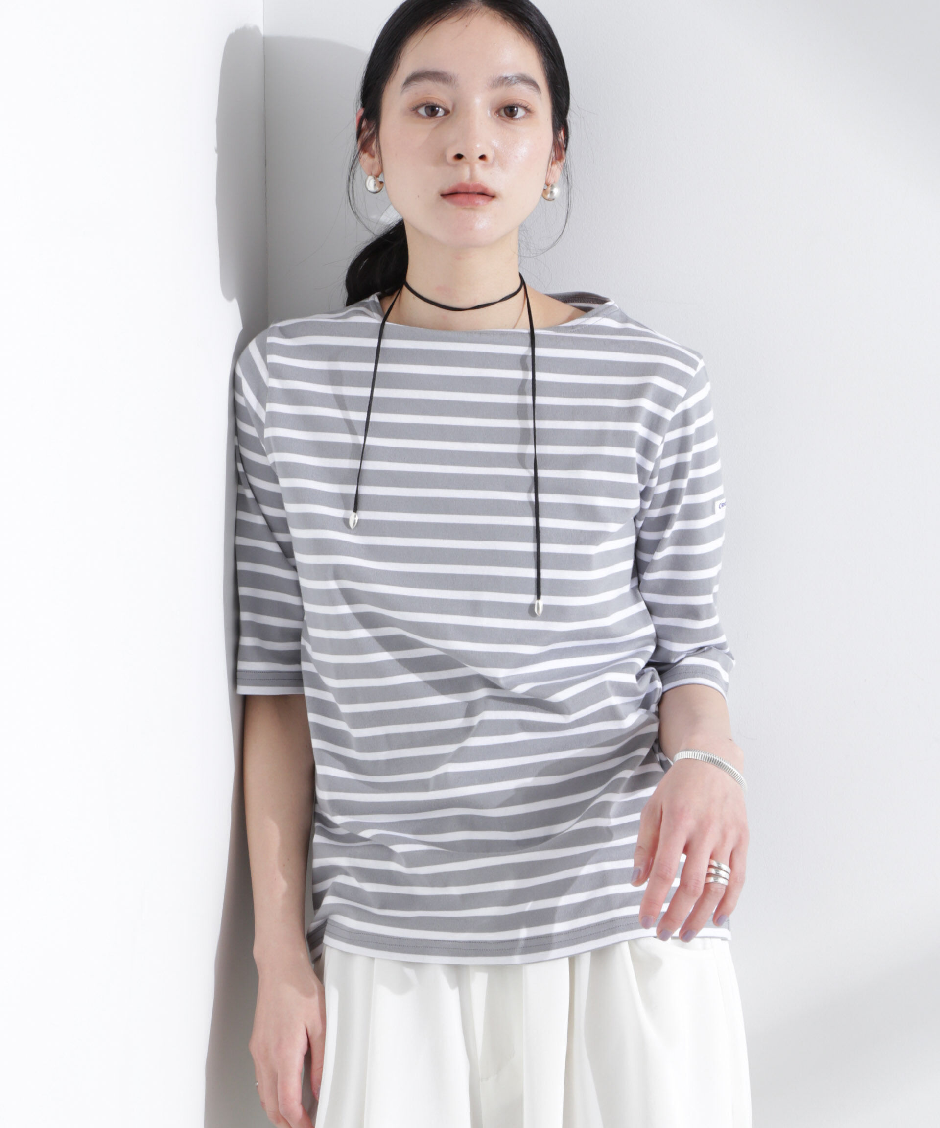 nano･universe「ORCIVAL/BFJ_BOAT NECK H/S P.O.」|Tシャツ・カットソー|