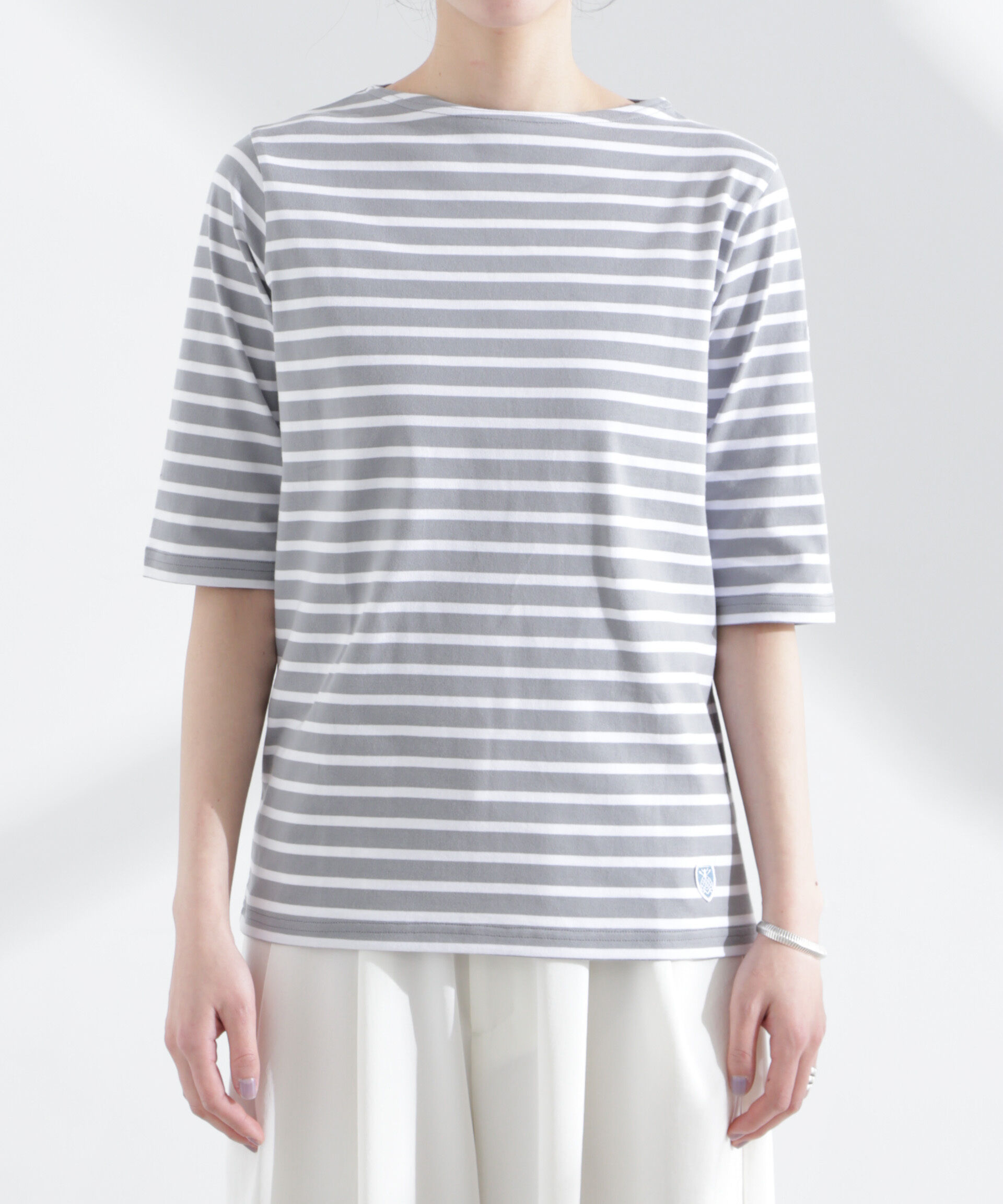 nano･universe「ORCIVAL/BFJ_BOAT NECK H/S P.O.」|Tシャツ・カットソー|