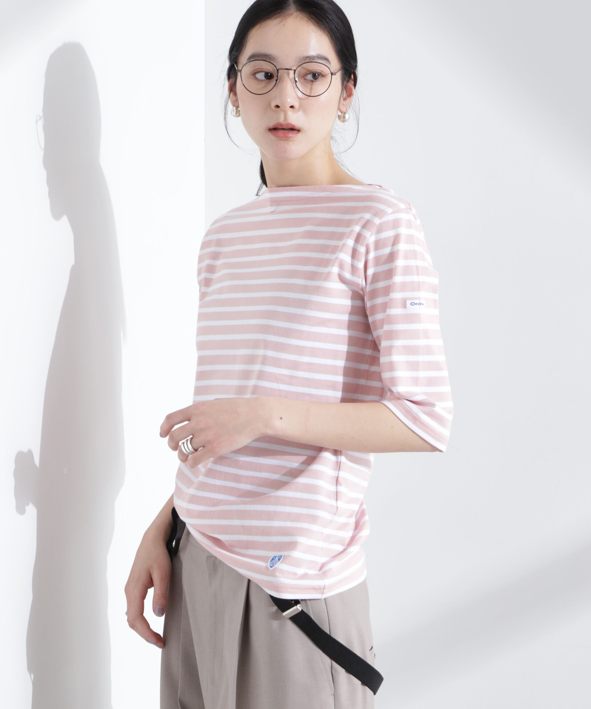 nano･universe「ORCIVAL/BFJ_BOAT NECK H/S P.O.」|Tシャツ・カットソー|