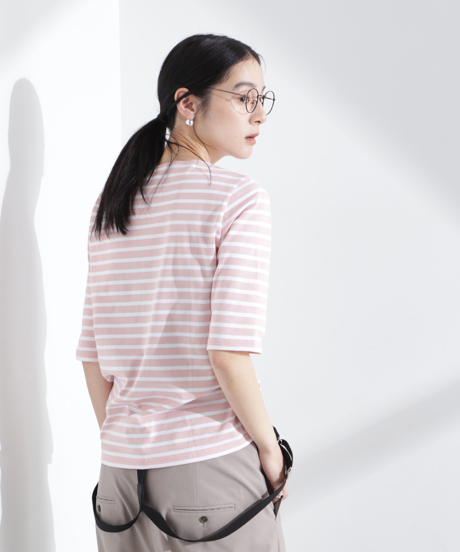 nano･universe「ORCIVAL/BFJ_BOAT NECK H/S P.O.」|Tシャツ・カットソー|