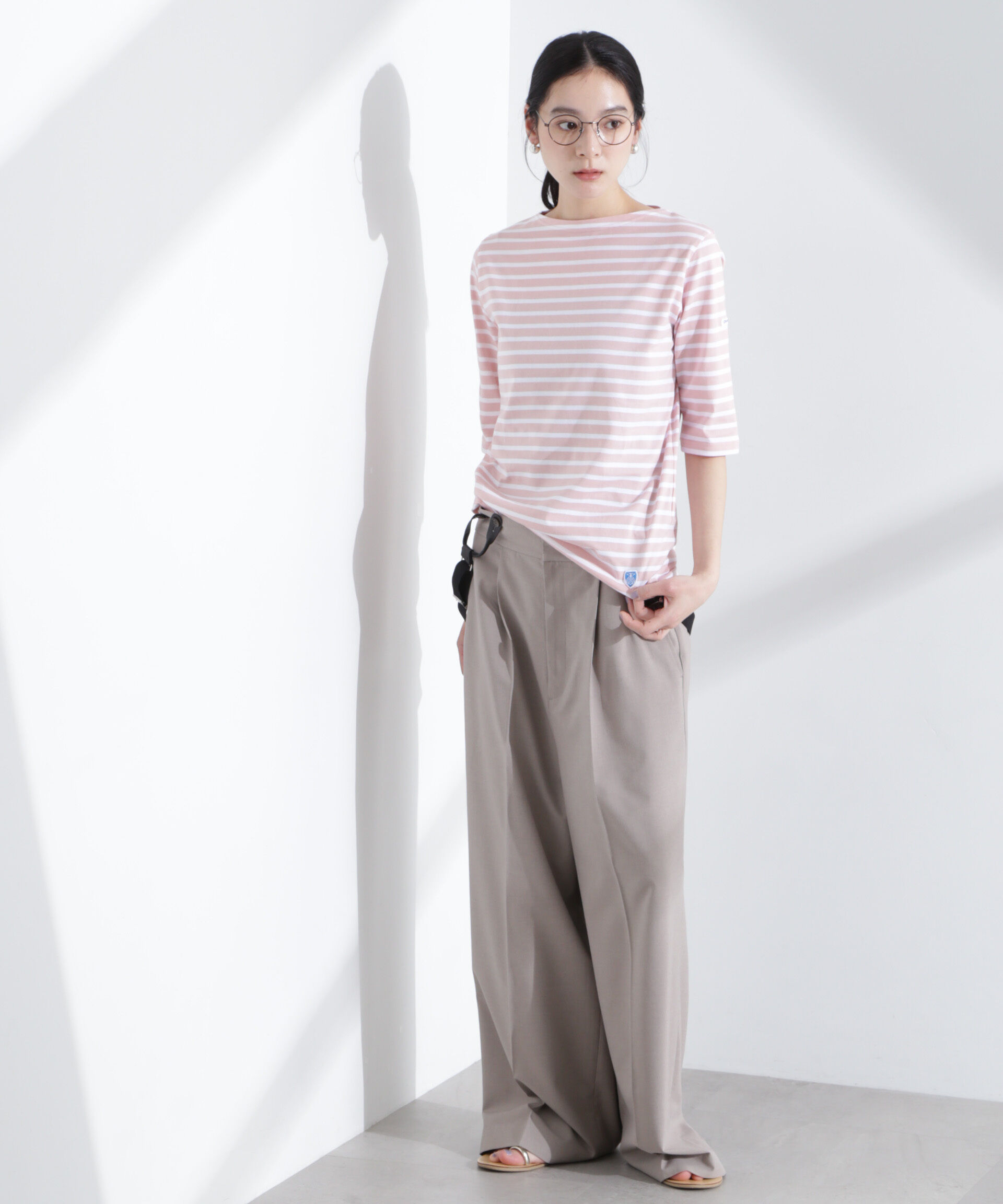 nano･universe「ORCIVAL/BFJ_BOAT NECK H/S P.O.」|Tシャツ・カットソー|