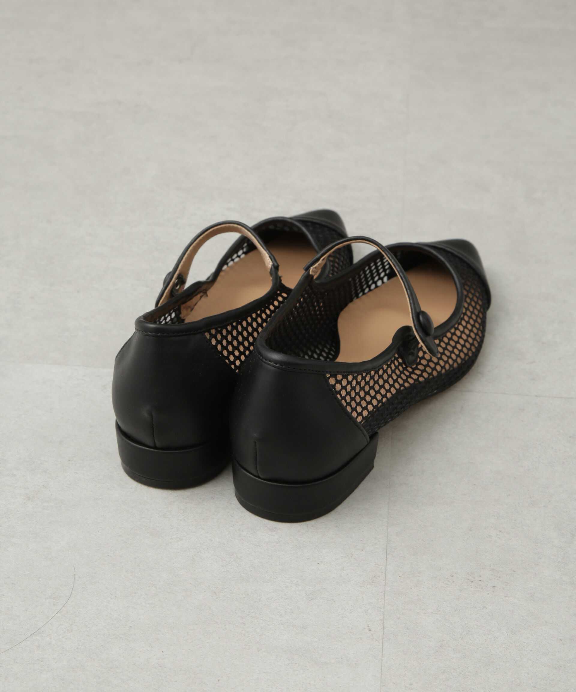 nano･universe「メッシュフラットパンプス」|ビジネス・ドレスシューズ|