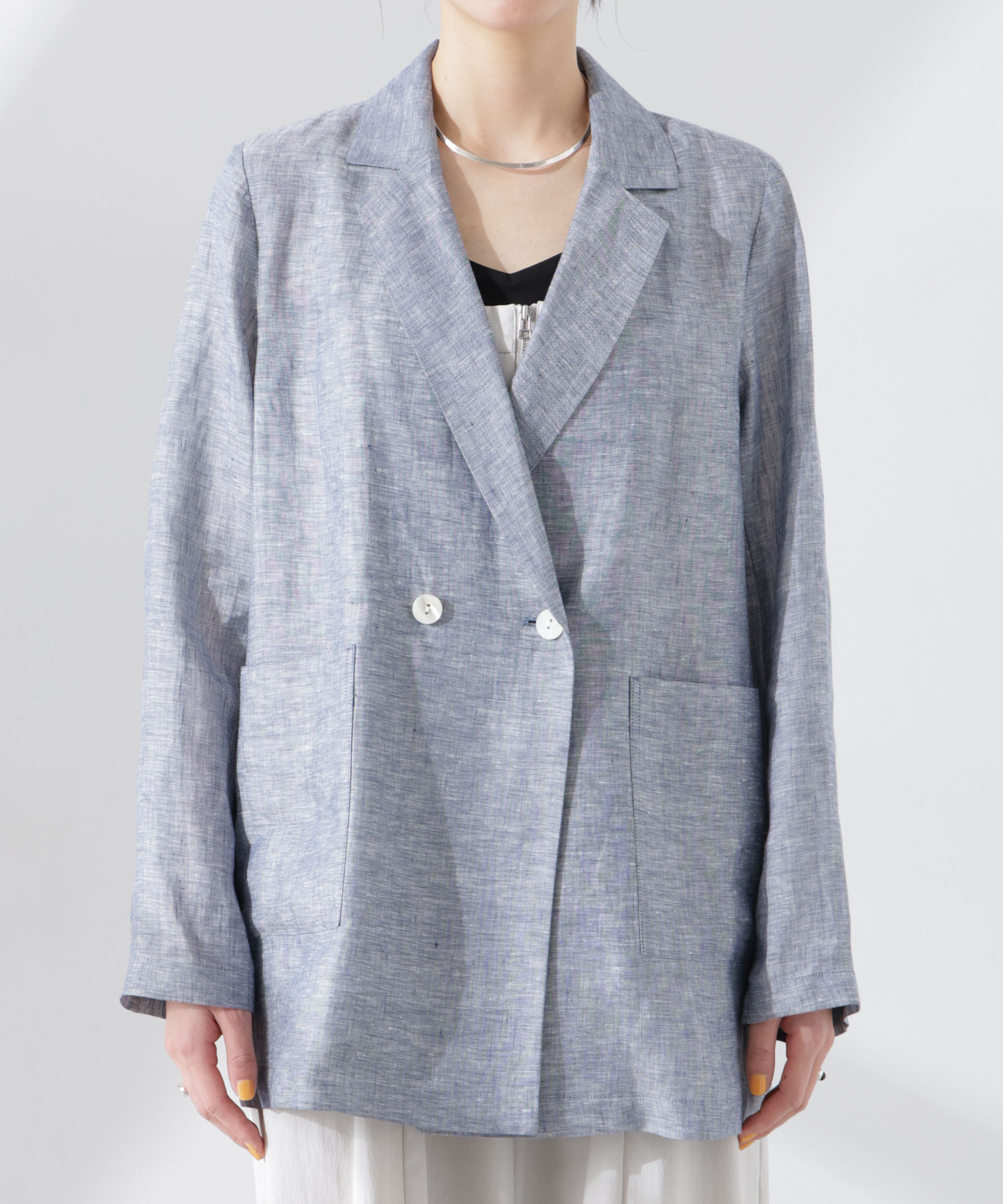 nano･universe「ヨーロピアンフラックス シアージャケット（セットアップ可）」|テーラードジャケット|