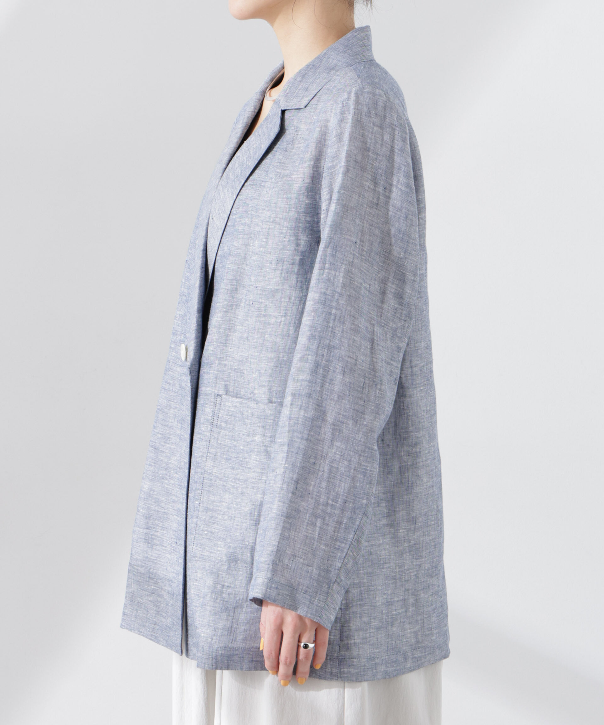 nano･universe「ヨーロピアンフラックス シアージャケット（セットアップ可）」|テーラードジャケット|