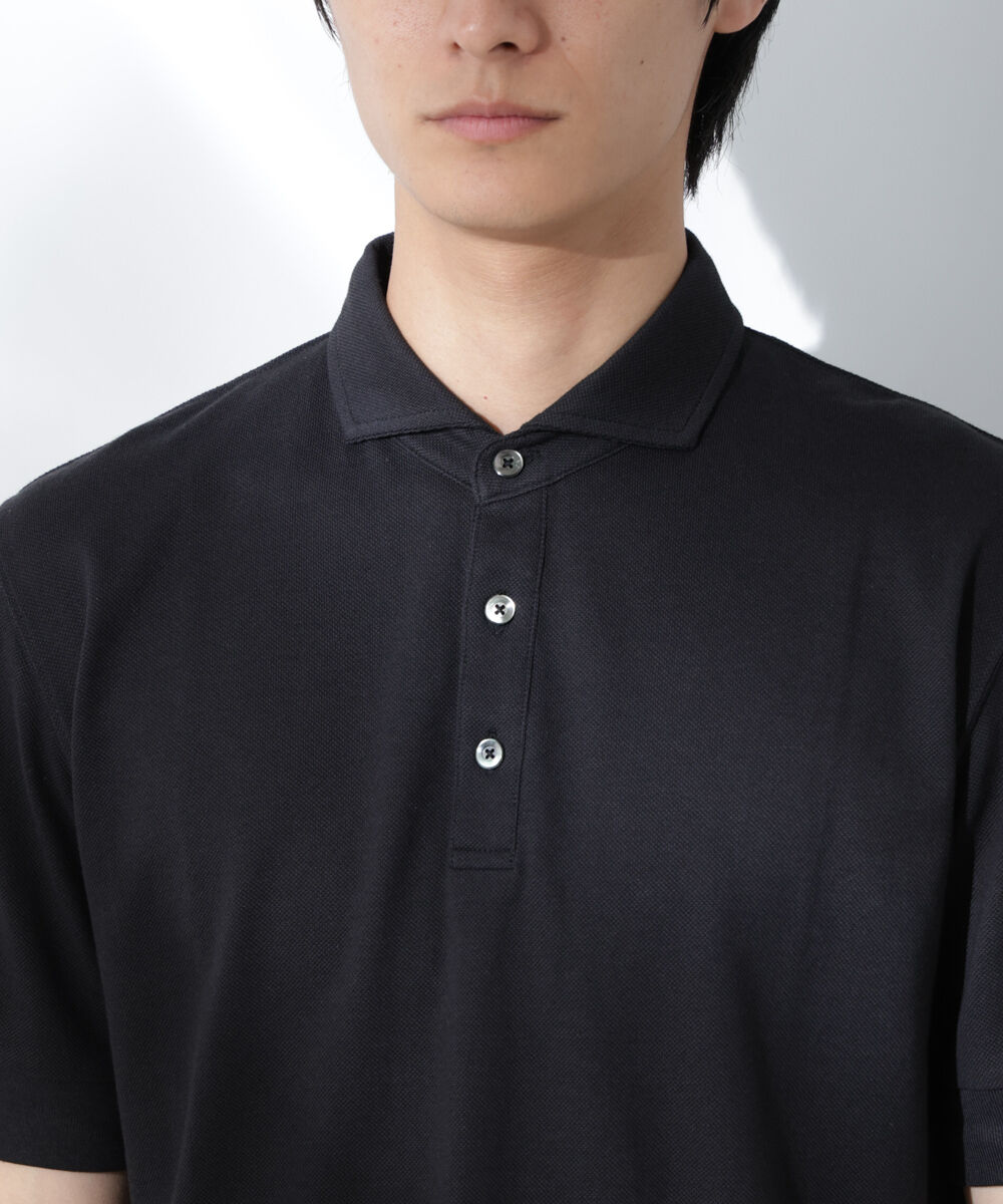 nano･universe「WEB限定/Anti Soaked ポロシャツ/カッタウェイ」|Tシャツ・カットソー|