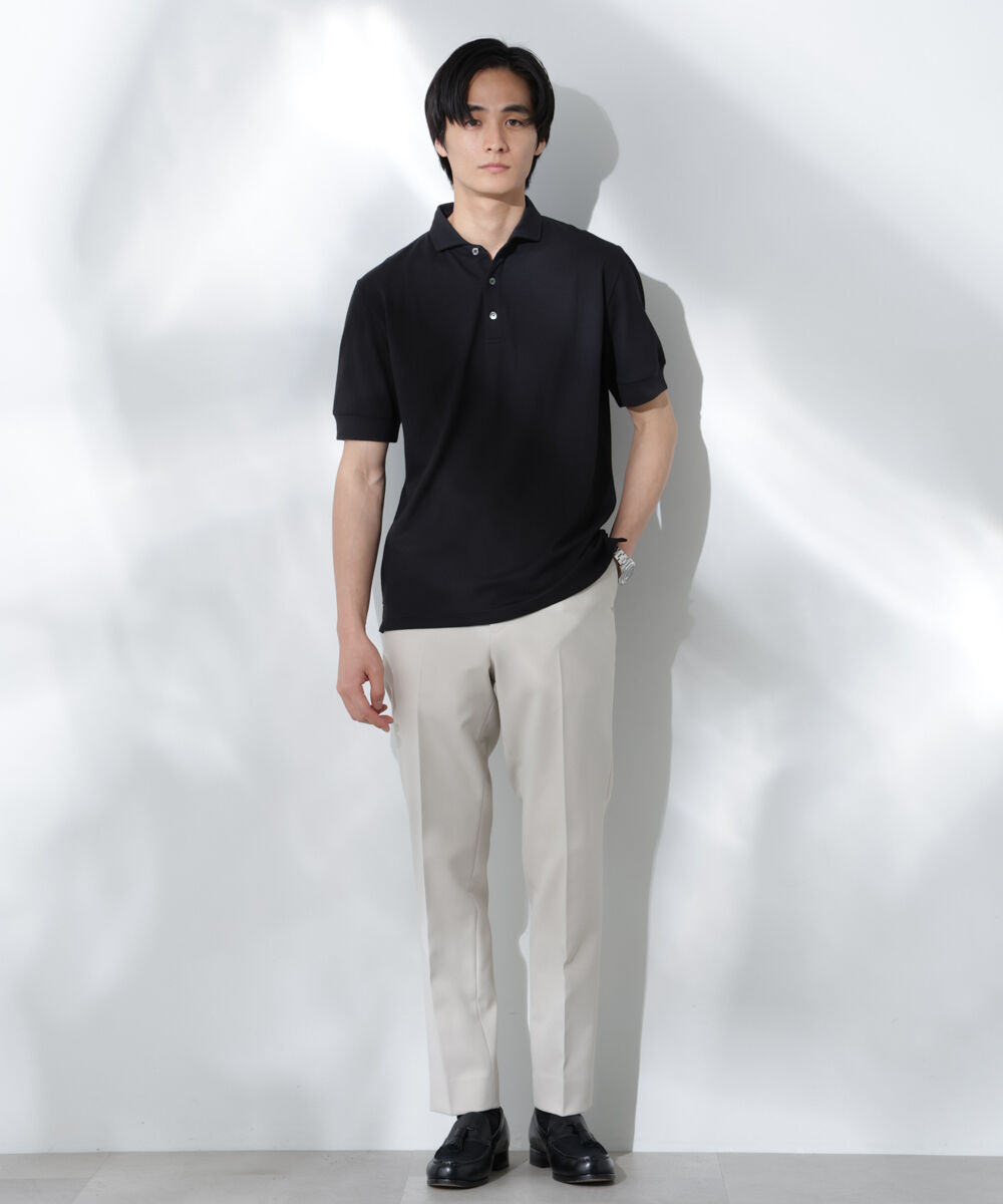 nano･universe「WEB限定/Anti Soaked ポロシャツ/カッタウェイ」|Tシャツ・カットソー|