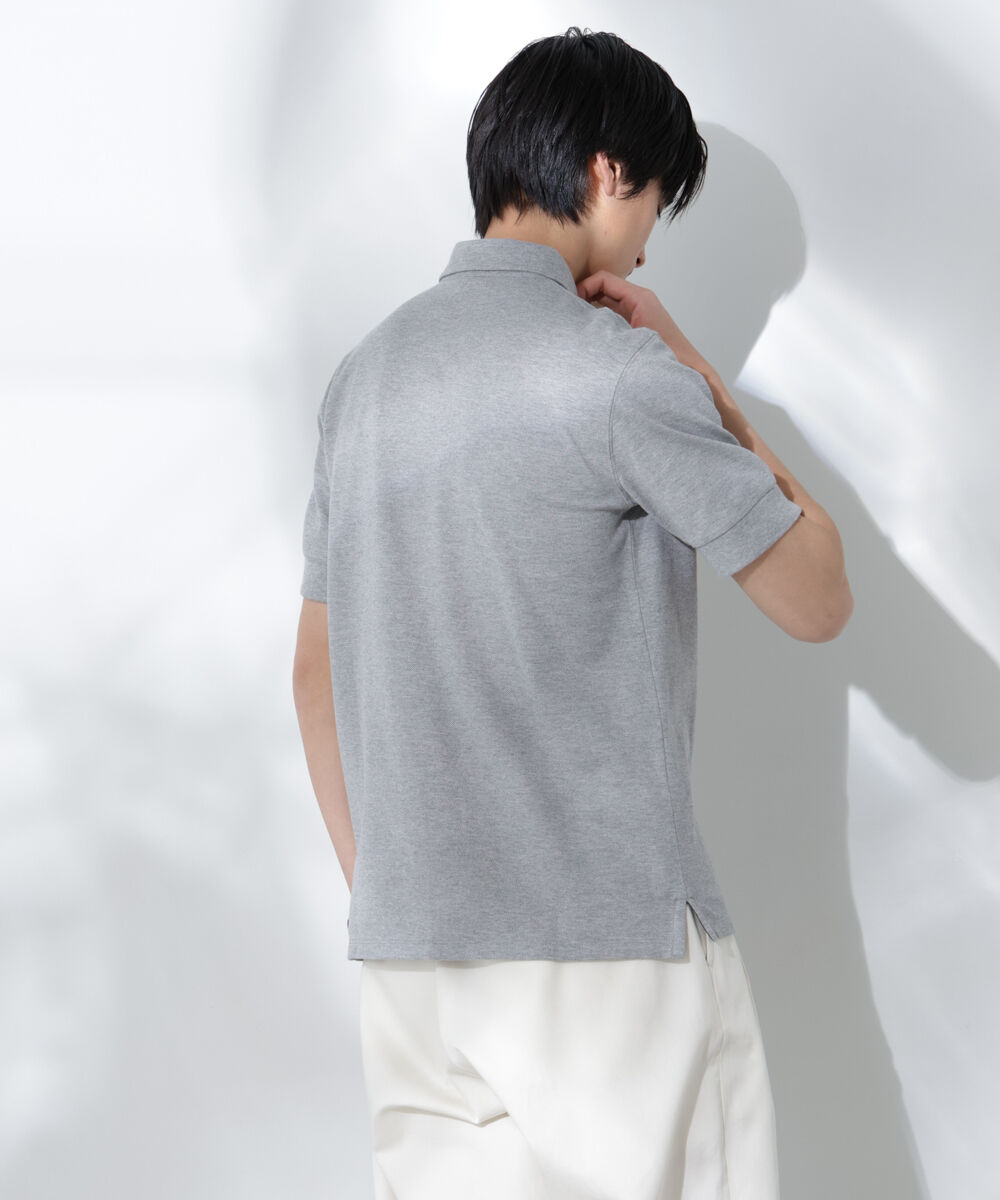 nano･universe「WEB限定/Anti Soaked ポロシャツ/カッタウェイ」|Tシャツ・カットソー|