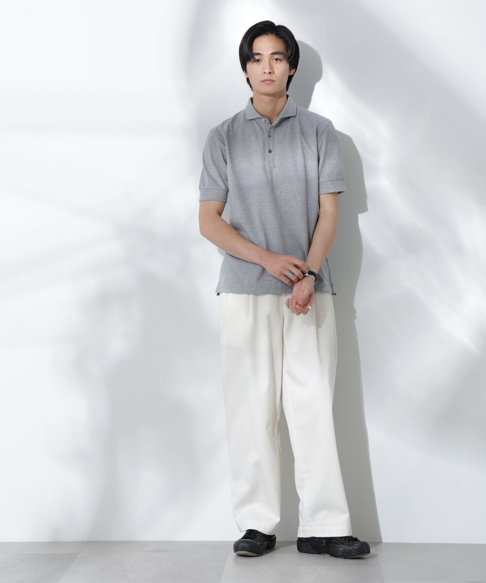 nano･universe「WEB限定/Anti Soaked ポロシャツ/カッタウェイ」|Tシャツ・カットソー|